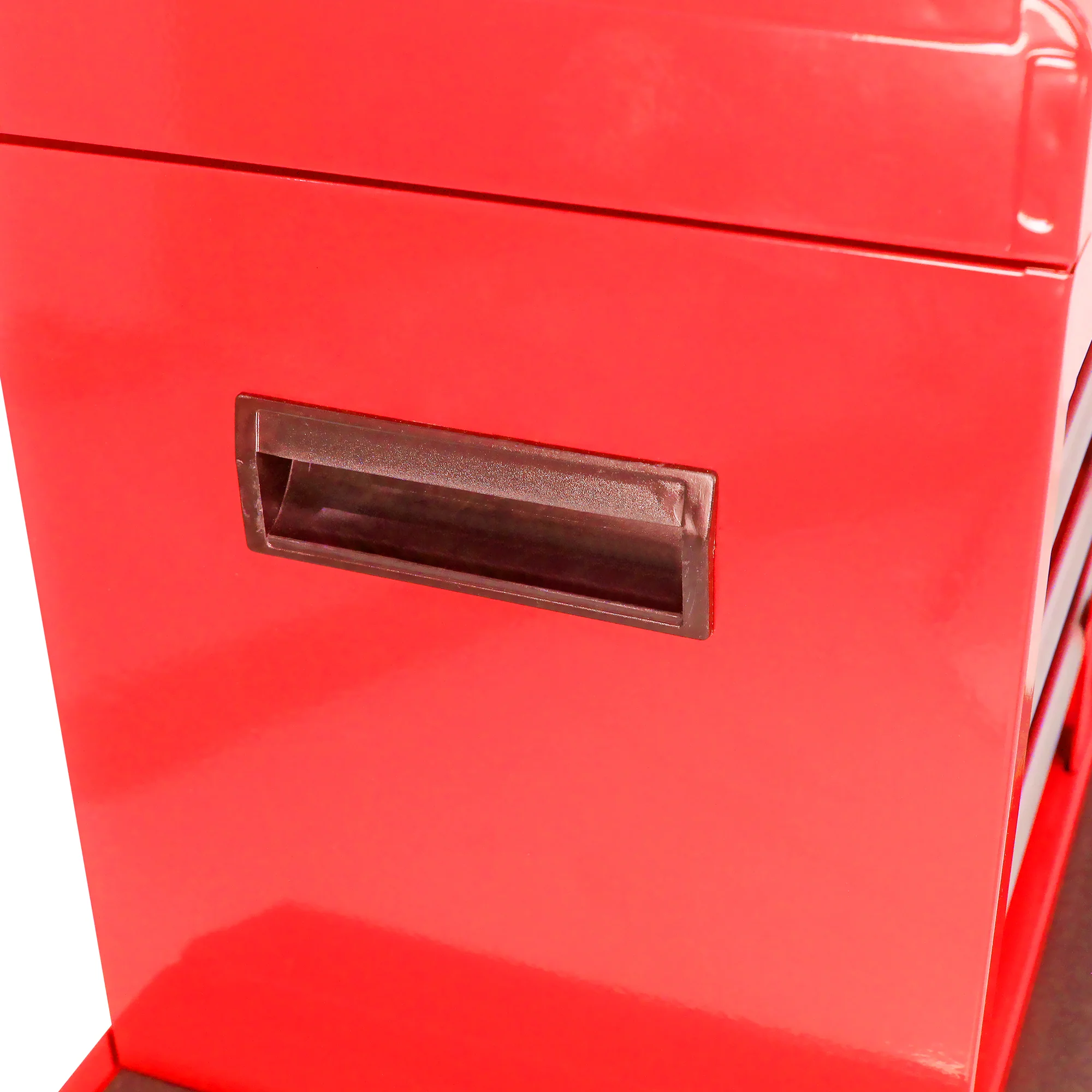 5-Drawer Tool Box Rolling Removable Top Adjustable Shelves Garage Red - Image 6
