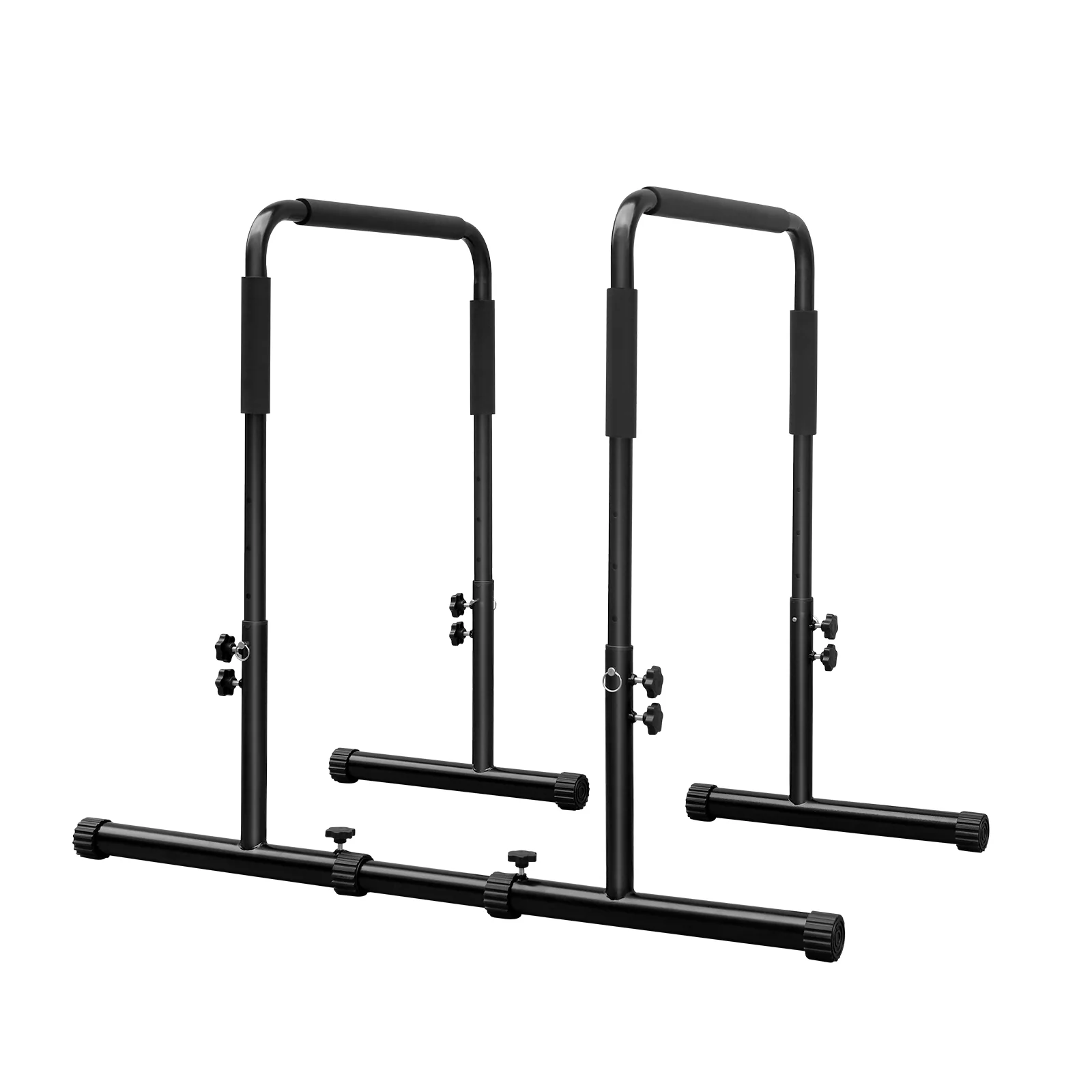 Adjustable Dip Bar Station, Heavy Duty Parallette & Parallel Bars, Home Gym - Image 2