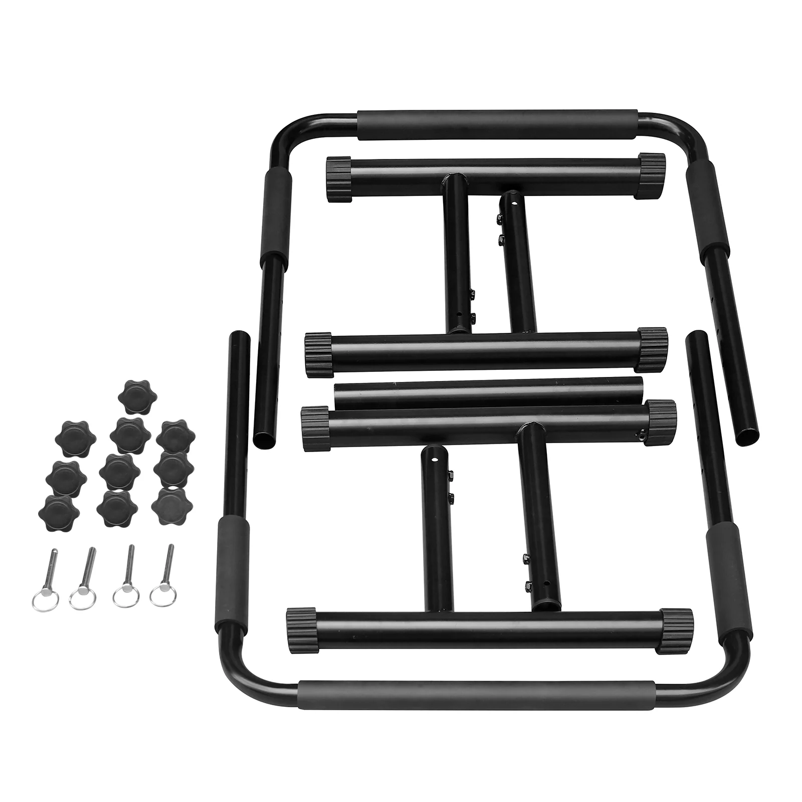 Adjustable Dip Bar Station, Heavy Duty Parallette & Parallel Bars, Home Gym - Image 7