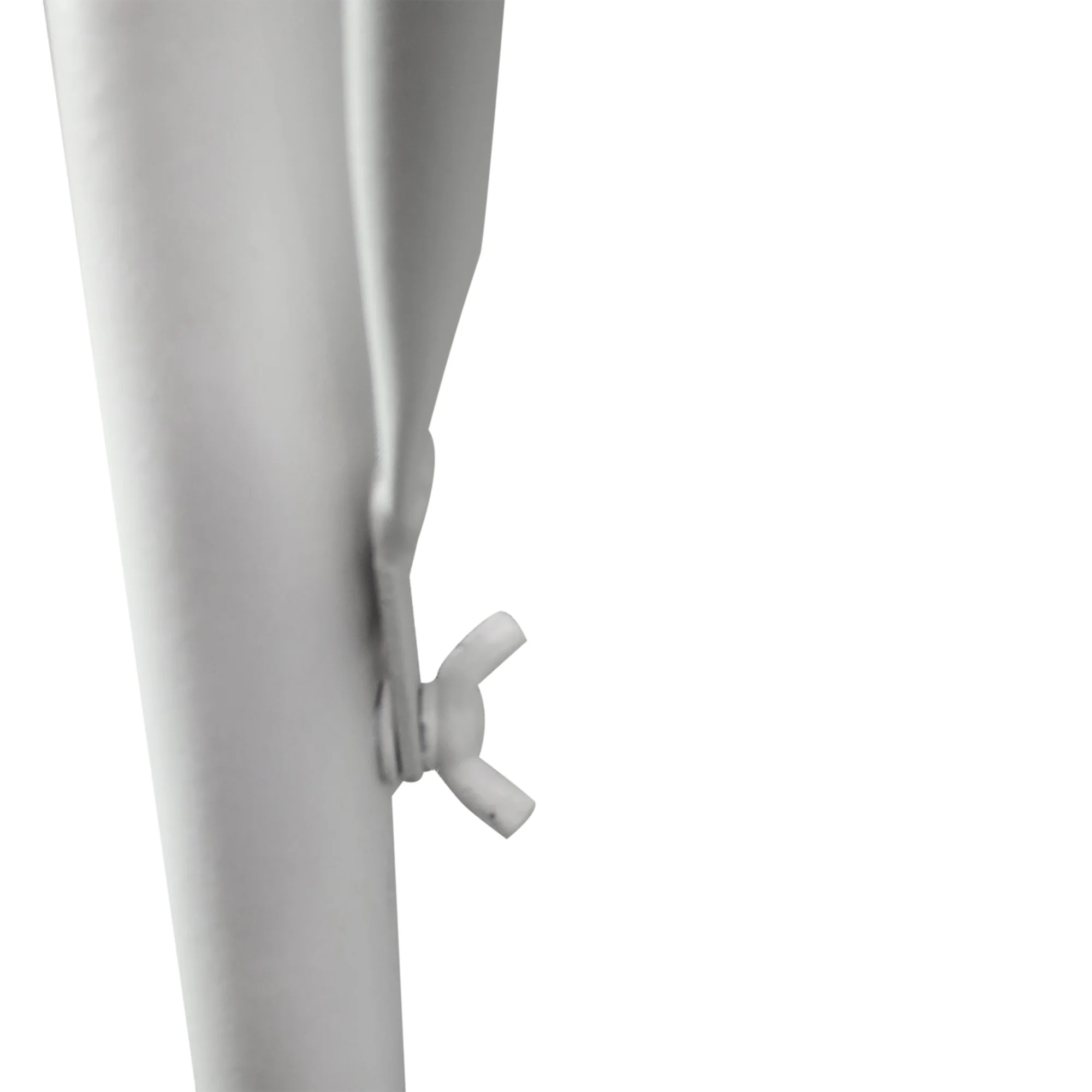 Balcony Hanging Table, Square Adjustable 60x56.5x45cm Garden, White Metal - Image 8