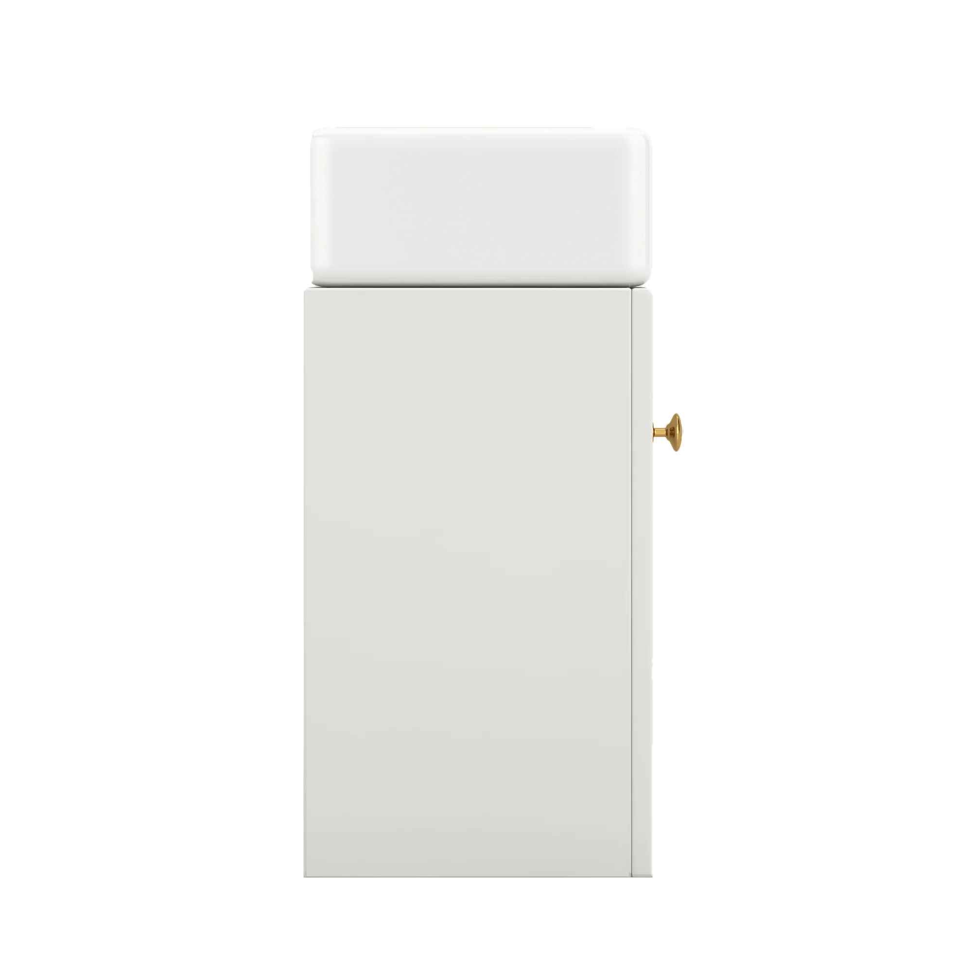 Bathroom Furniture Washbasin with 46cm Vanity Unit, Hanging, Small Guest Bathroom - Image 9