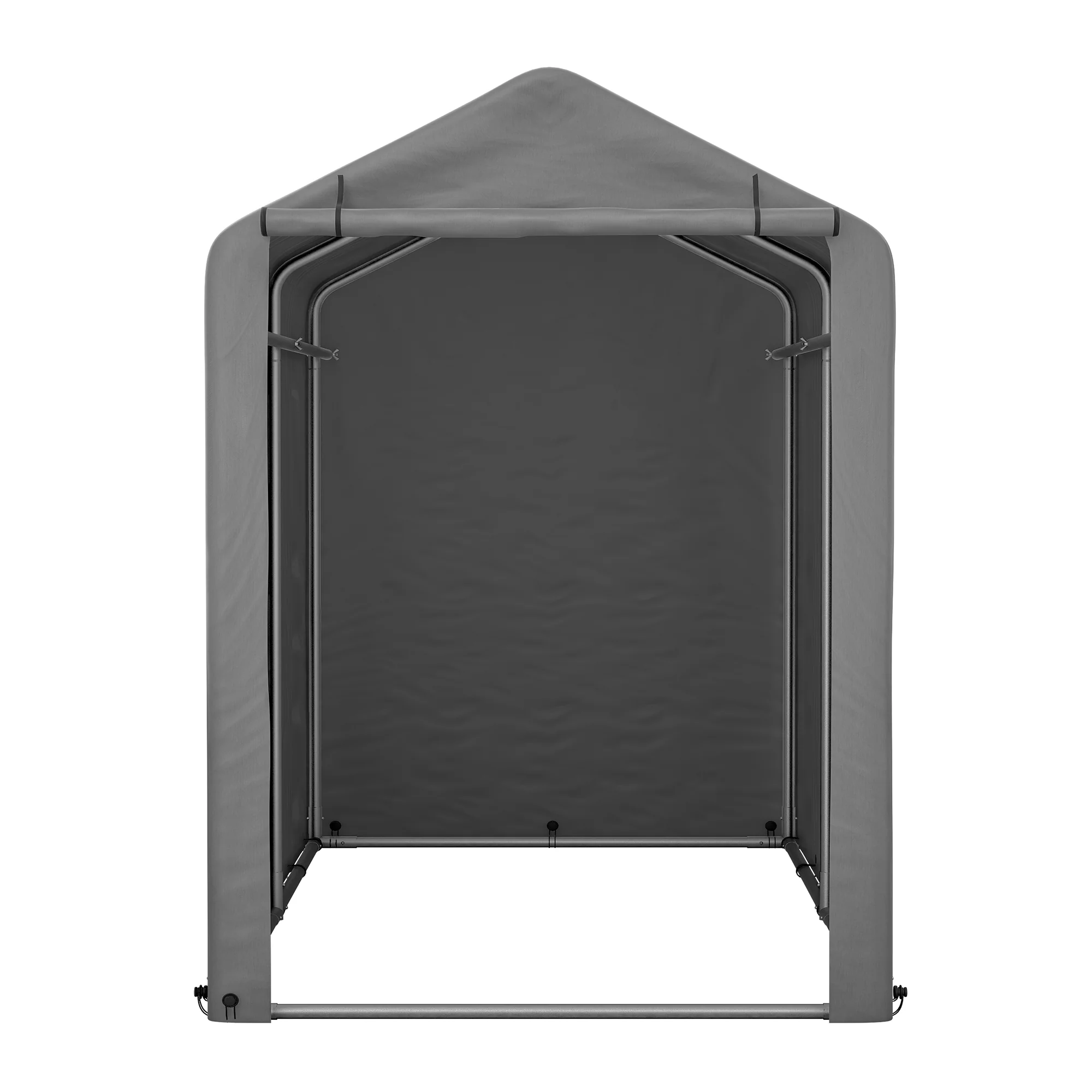 Bicycle Garage Storage Shed 187x100x160cm - Dark Grey - Image 9