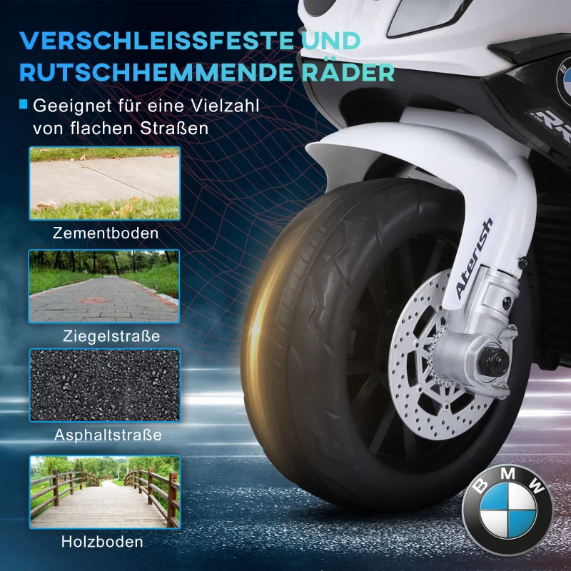 BMW S1000RR Electric Kids Motorcycle Music Headlights 18-36 Months - Black - Image 6