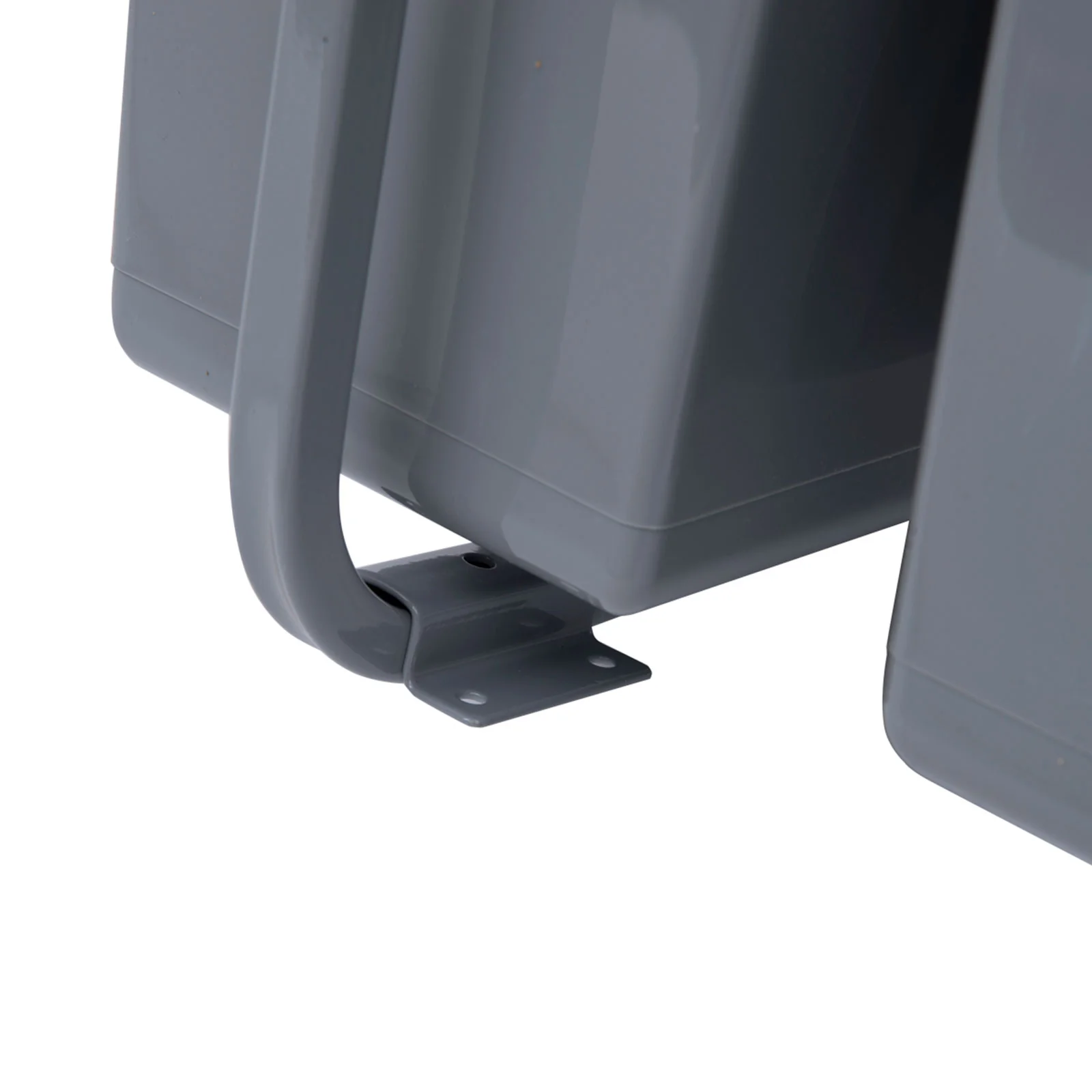 Built-in Waste Bin 40L Pull-Out 3 Compartments for 400mm Cabinets, Grey - Image 8