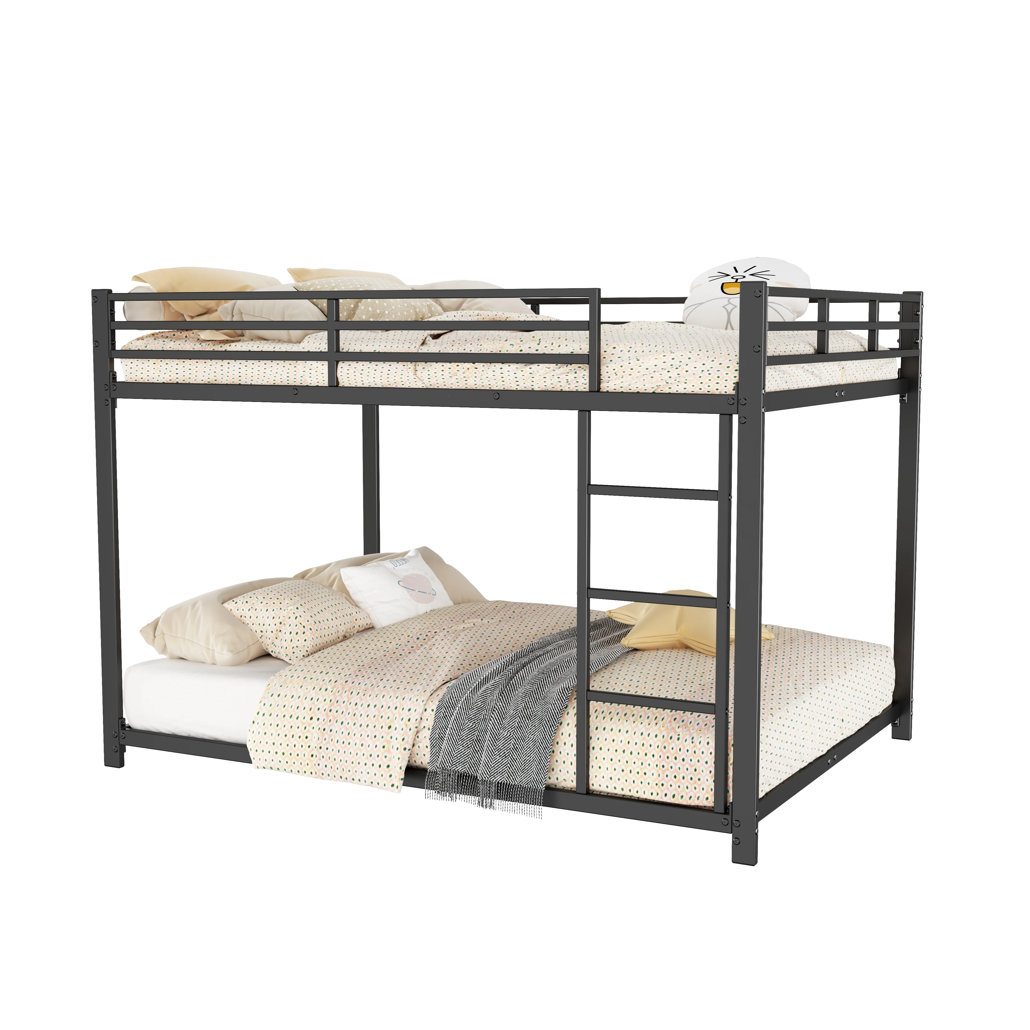 Bunk Bed 140x200 Classic Iron Frame - Black - Image 6