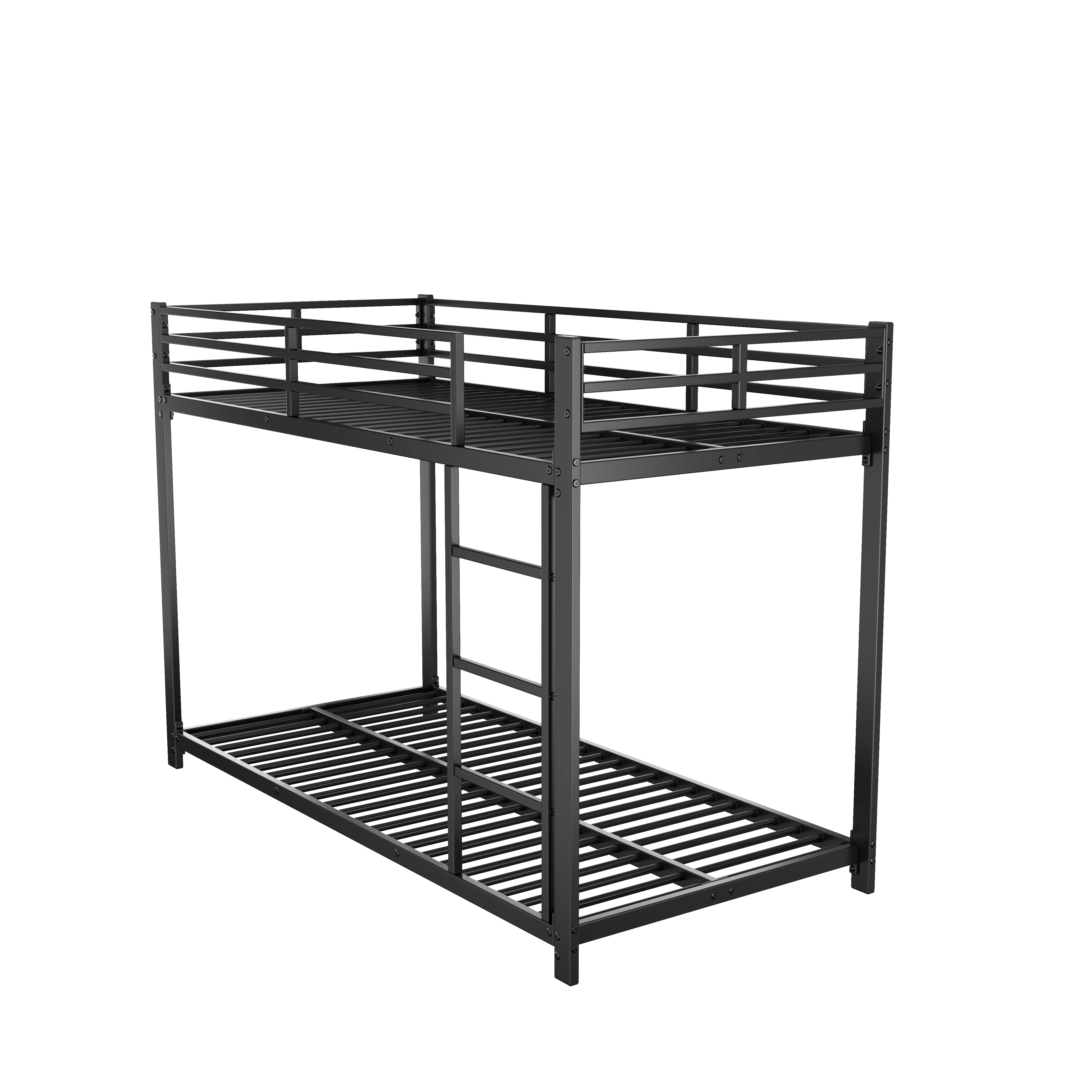Bunk Bed 90x200 Classic Iron Frame - Black - Image 10