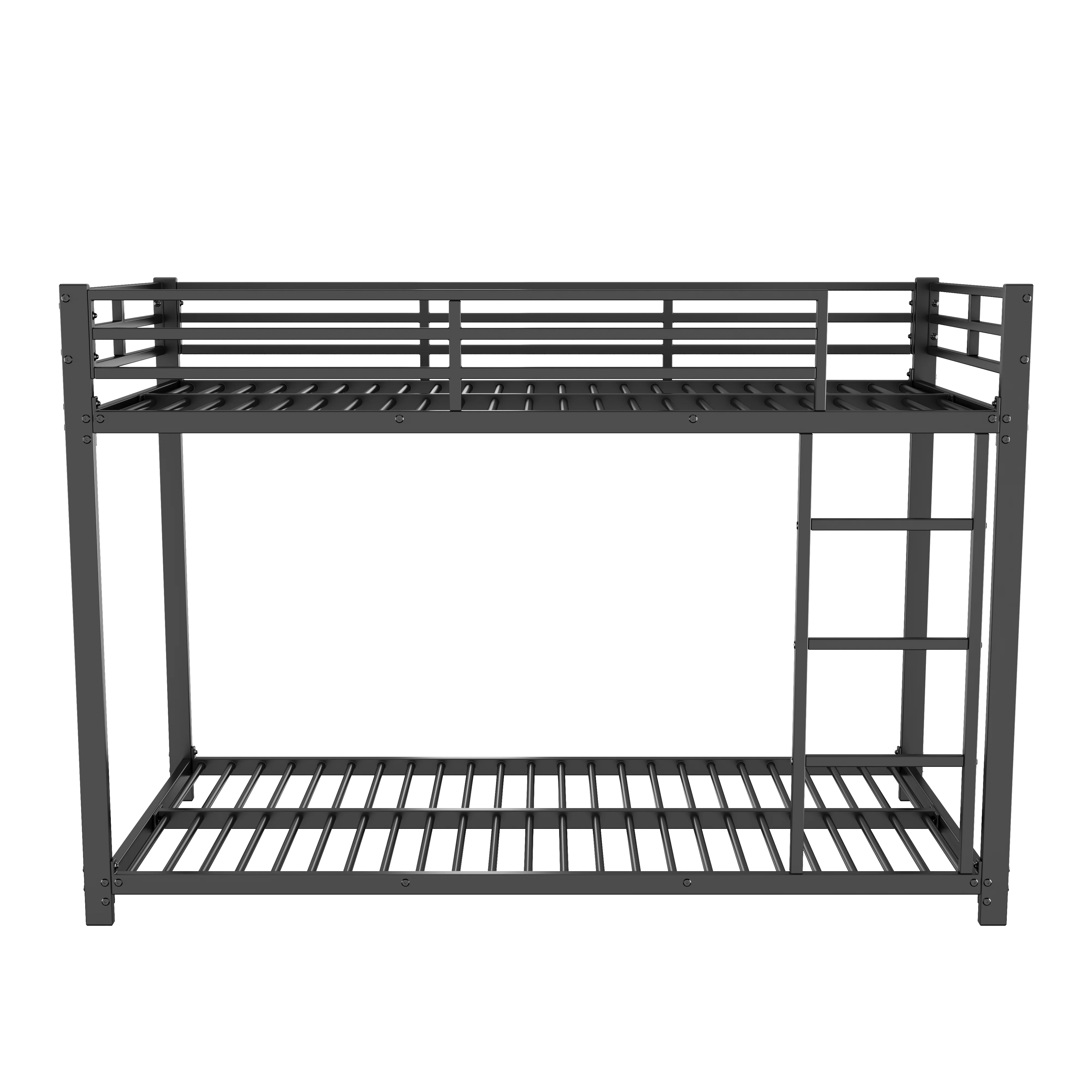 Bunk Bed 90x200 Classic Iron Frame - Black - Image 8