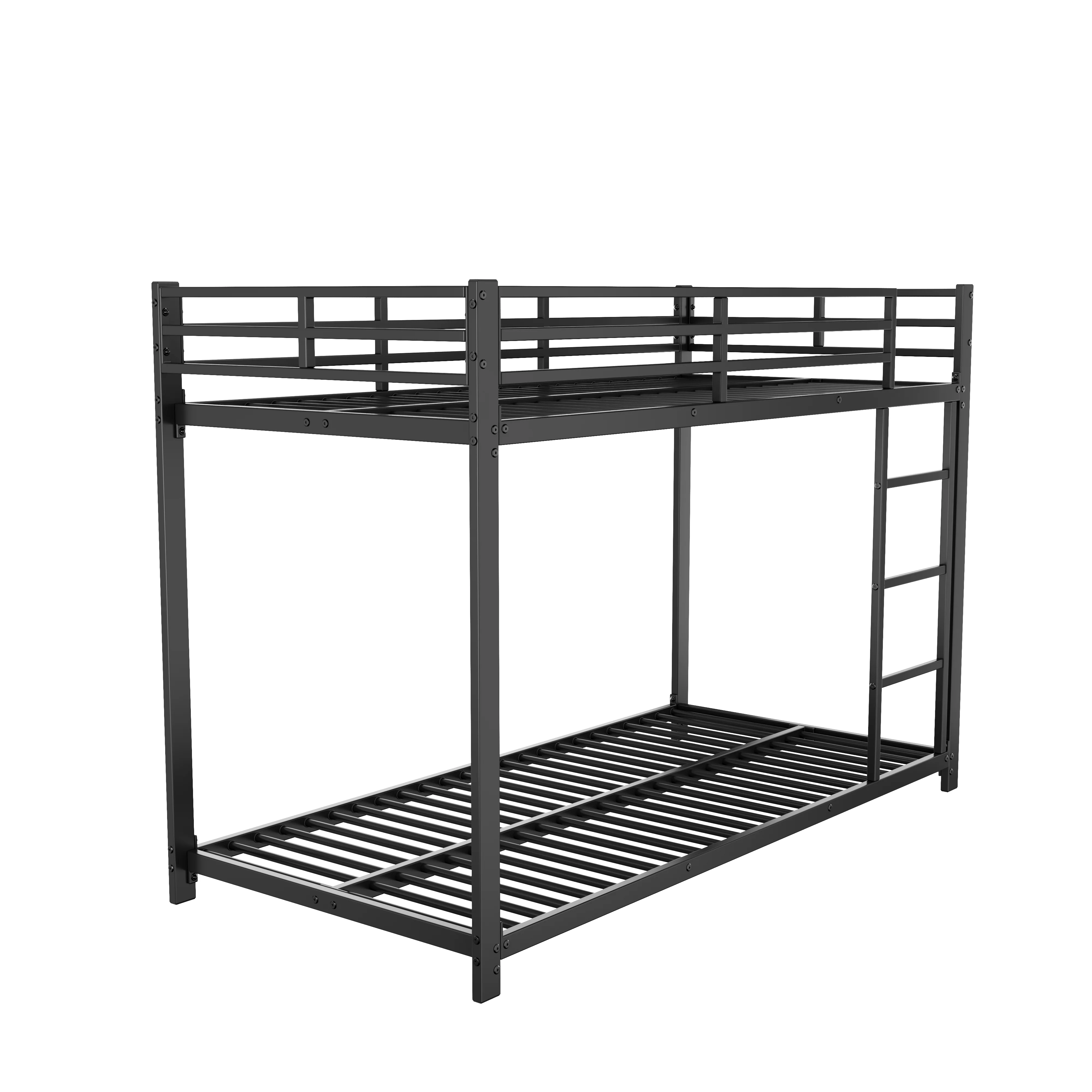 Bunk Bed 90x200 Classic Iron Frame - Black - Image 9