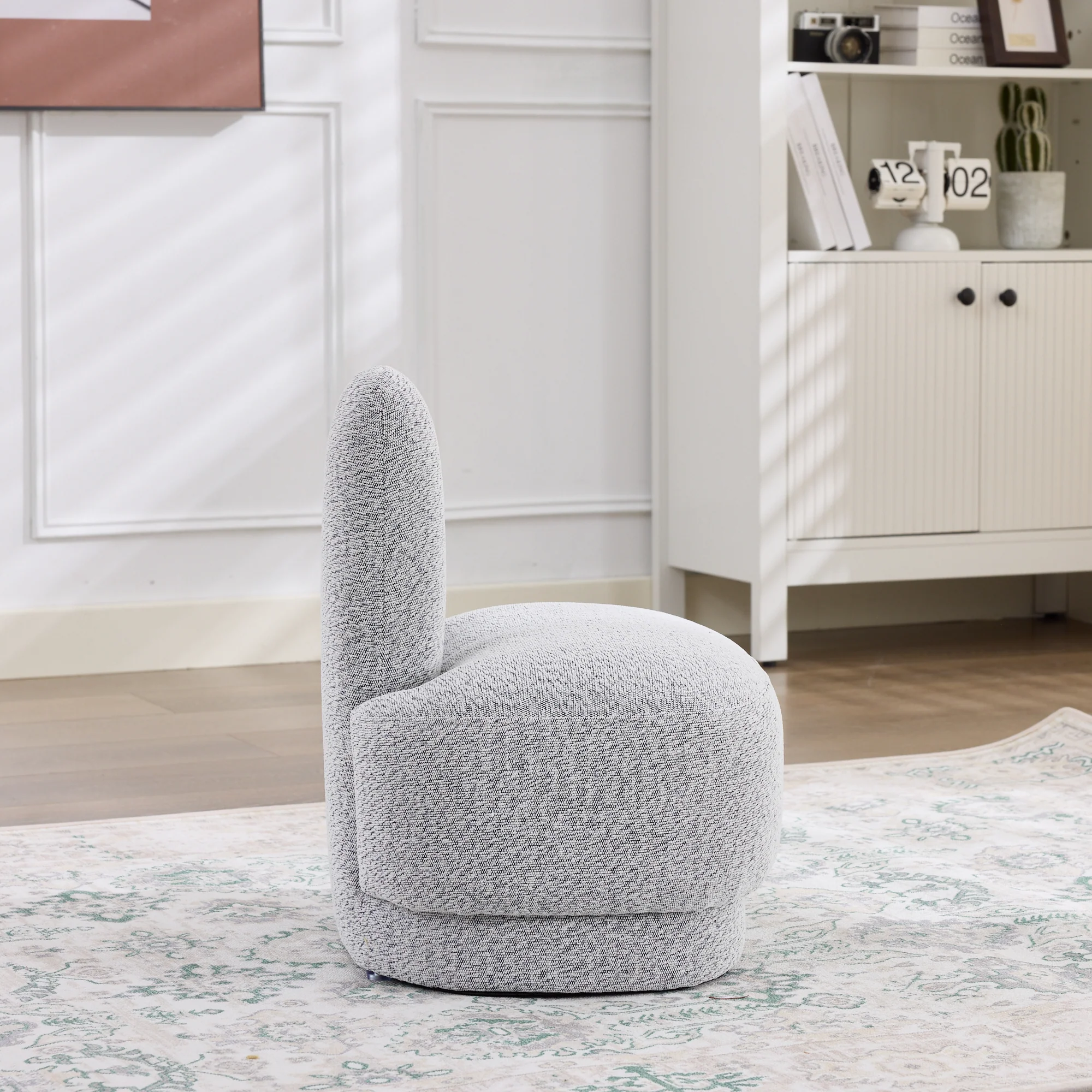 Bunny-Ear Padded Stool - Fabric - Image 2