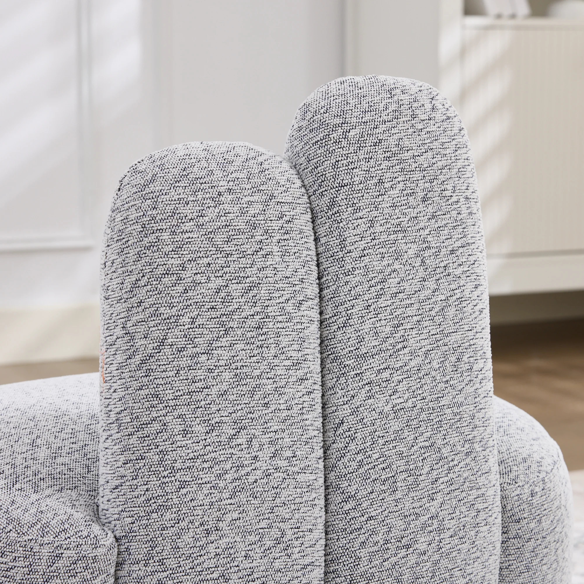 Bunny-Ear Padded Stool - Fabric - Image 4
