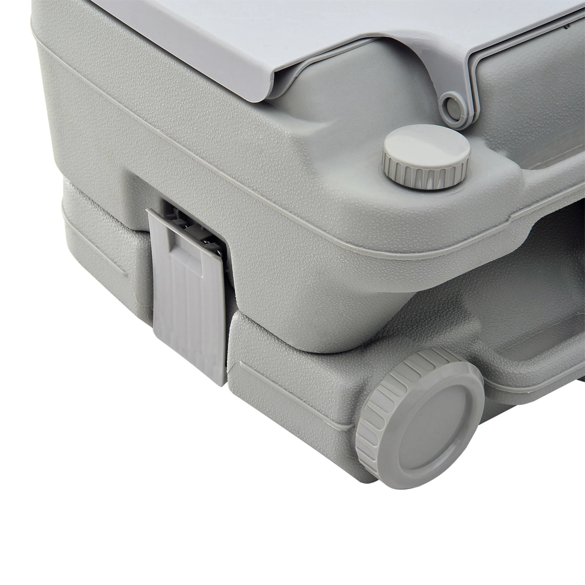 Camping Toilet Foldable Dry Composting 200kg Capacity, Grey - Image 8