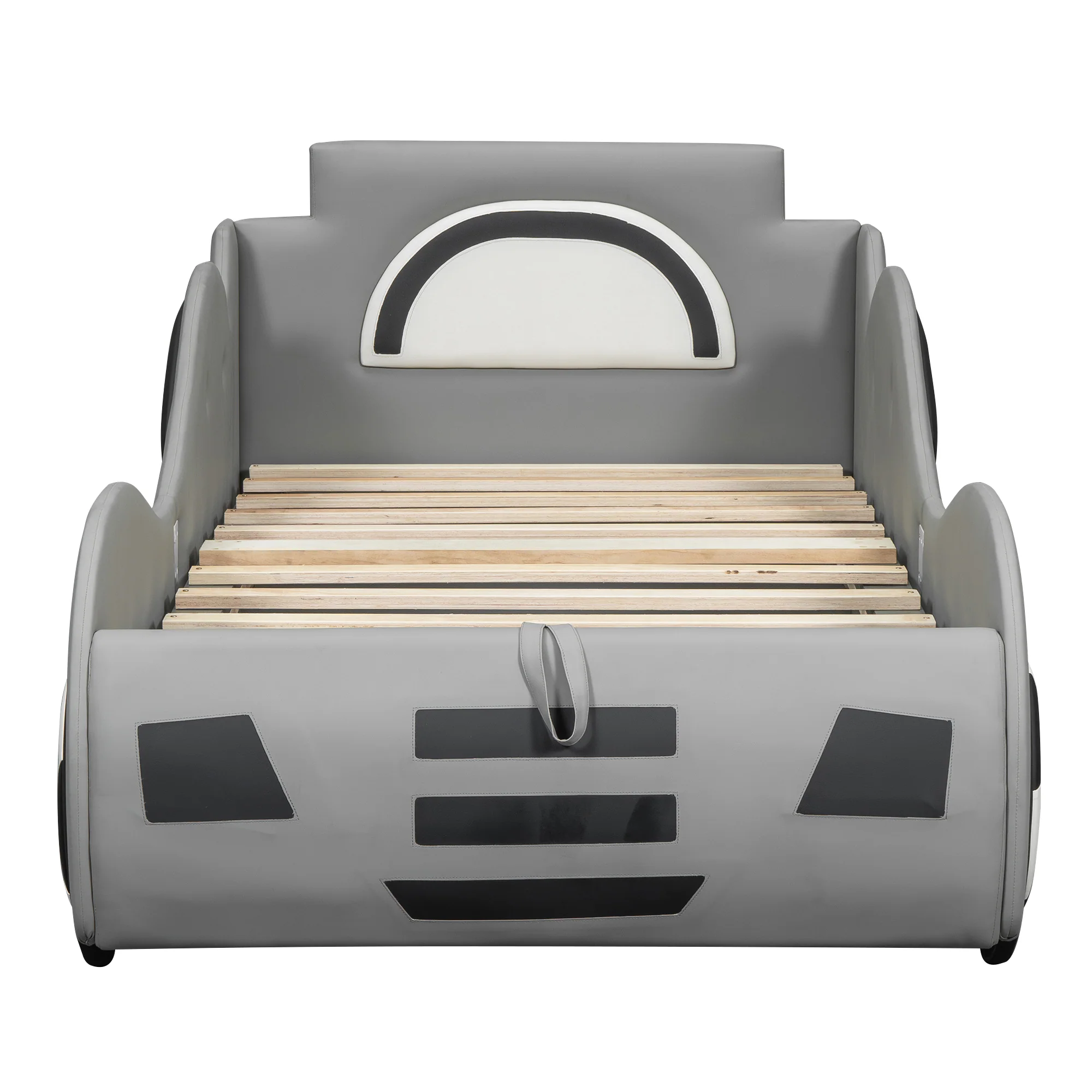 Car Bed 90x200cm Under-Bed Storage - Grey - Image 8