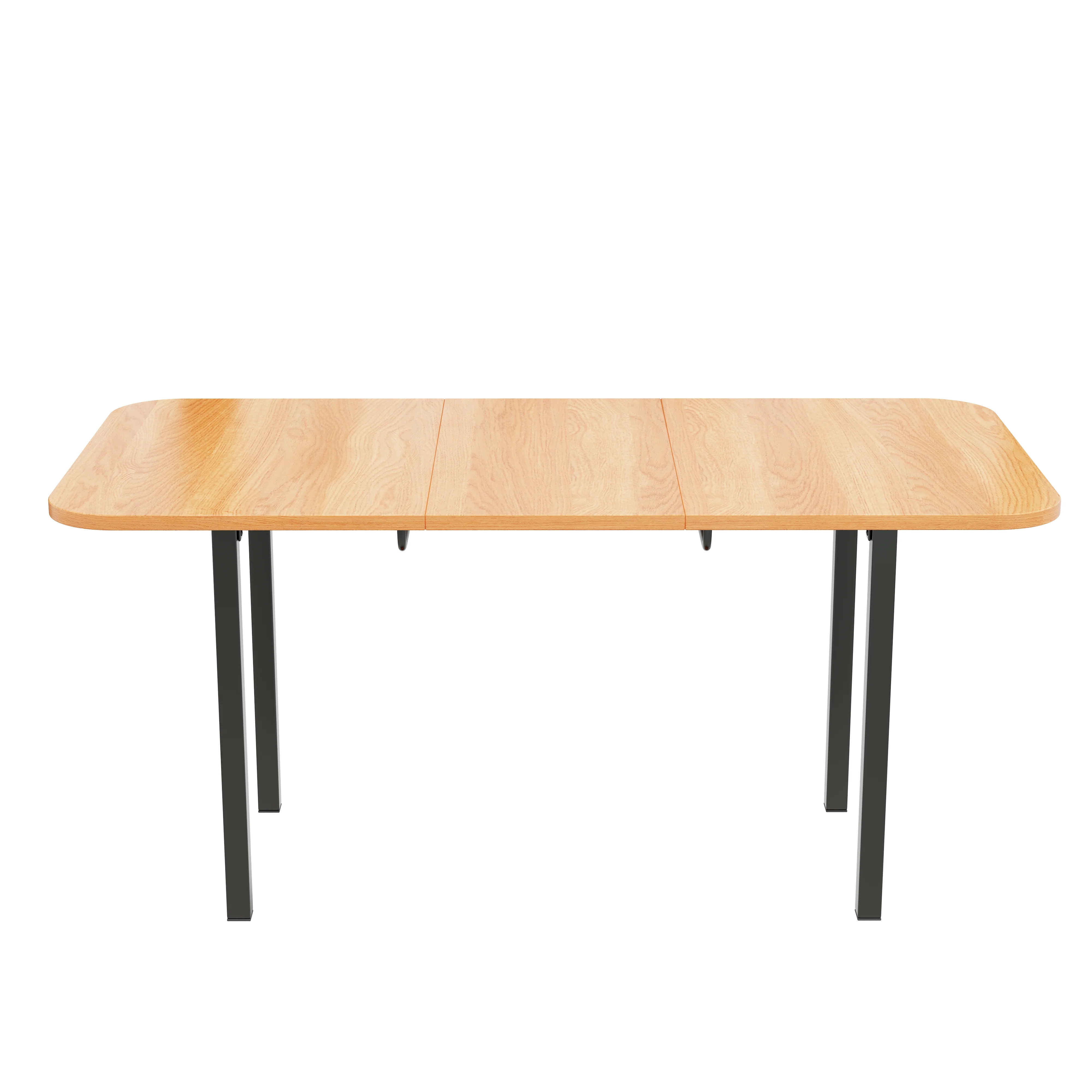 Classic Dining Table Extendable 120-160 cm 4-6 Seater - Natural Wood Finish - Image 10