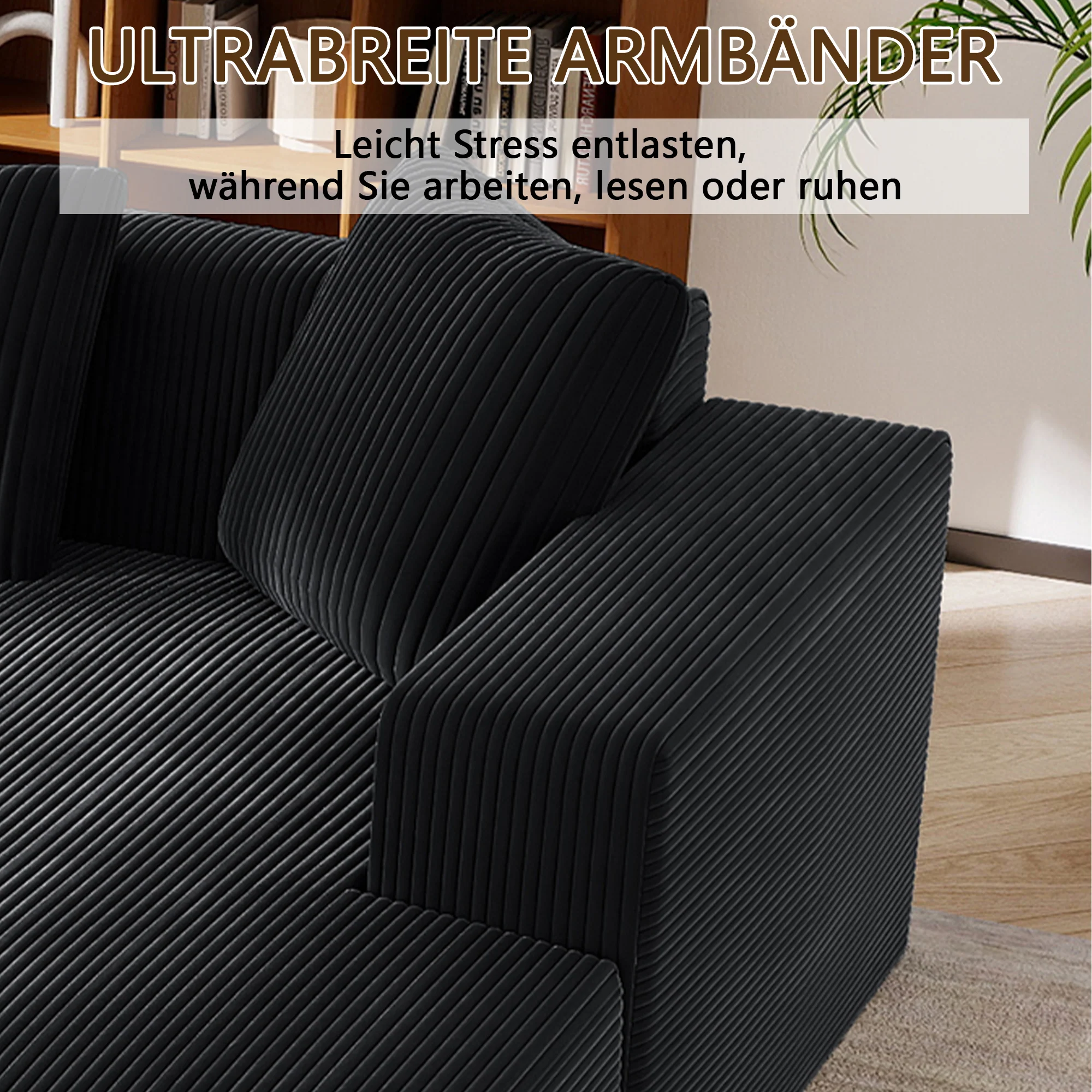Cloud Modular Sofa L-Chaise Deep Seat - Upholstered - Image 2