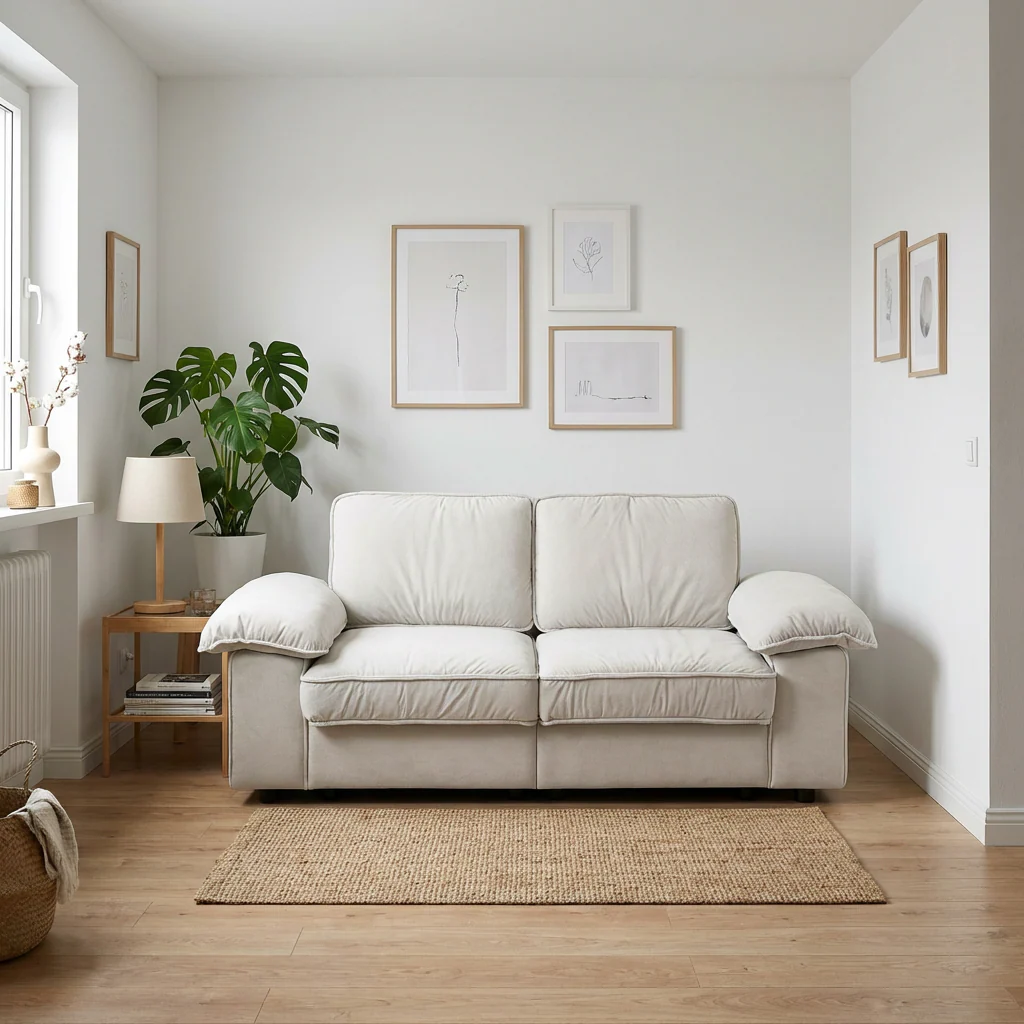 Contemporary Sofa with Under-Seat Storage - Space-Saving - Image 4