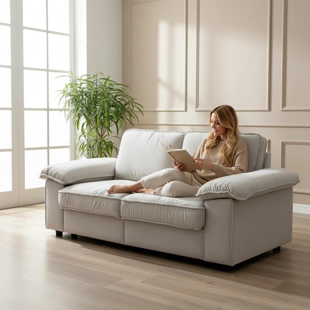 Contemporary Sofa with Under-Seat Storage - Space-Saving - Image 8