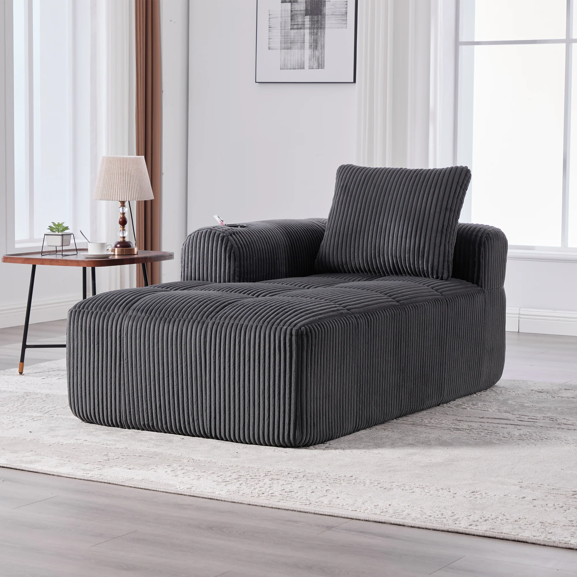 Cozy Recliner Sofa Side Pocket Drink Holder - Corduroy - Image 9