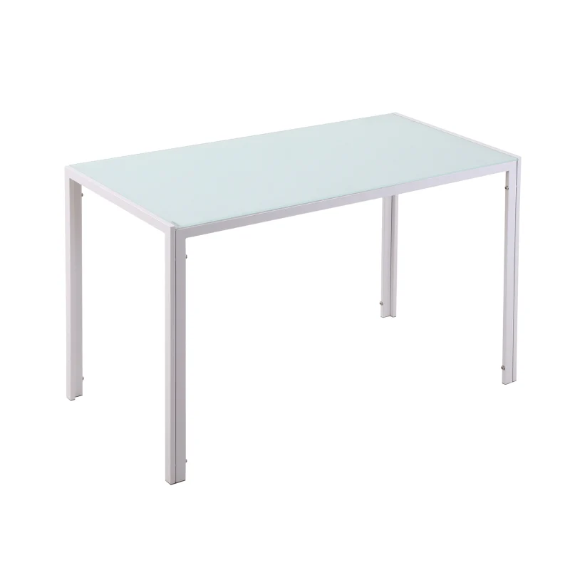 Dining Table 120x60cm Modern Design - White - Image 2
