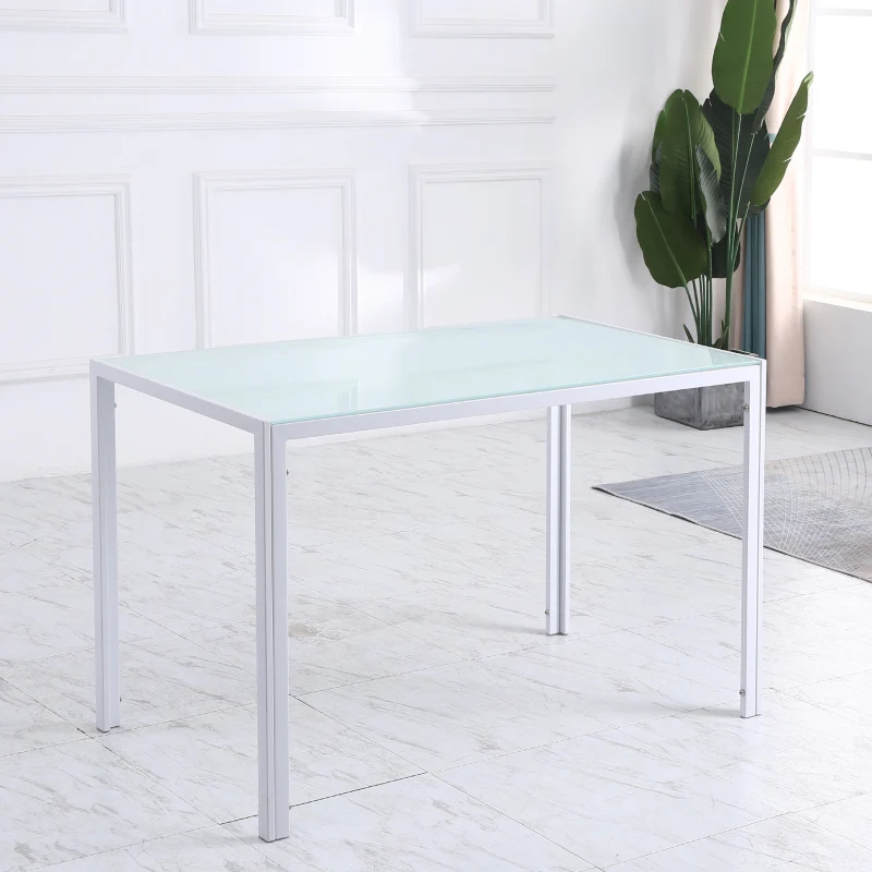 Dining Table 120x60cm Modern Design - White - Image 7