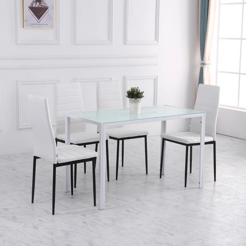 Dining Table 120x60cm Modern Design - White - Image 8