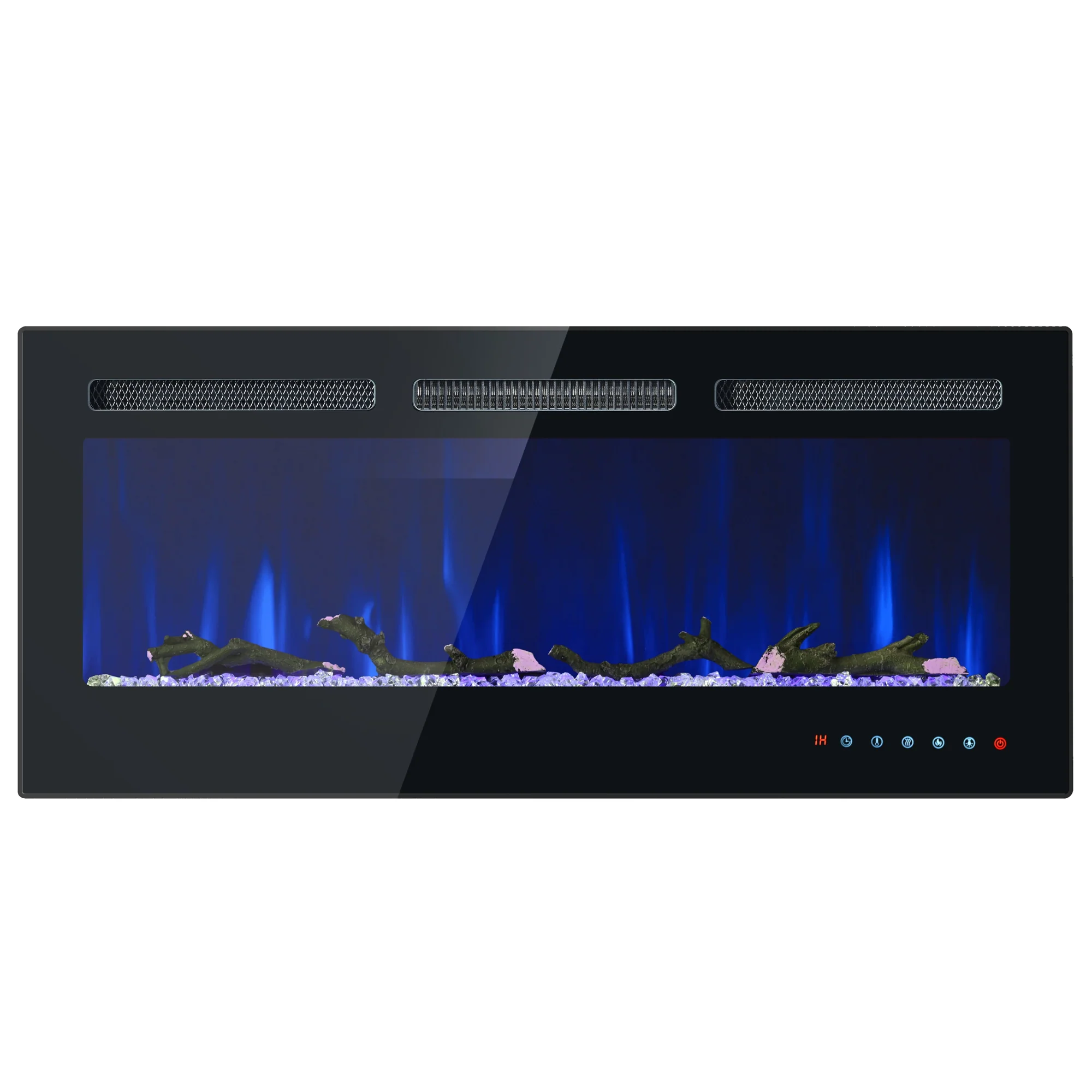 Electric Fireplace 42 Inch Wall/Built-in 12 Flame Colors Remote Control - Image 4