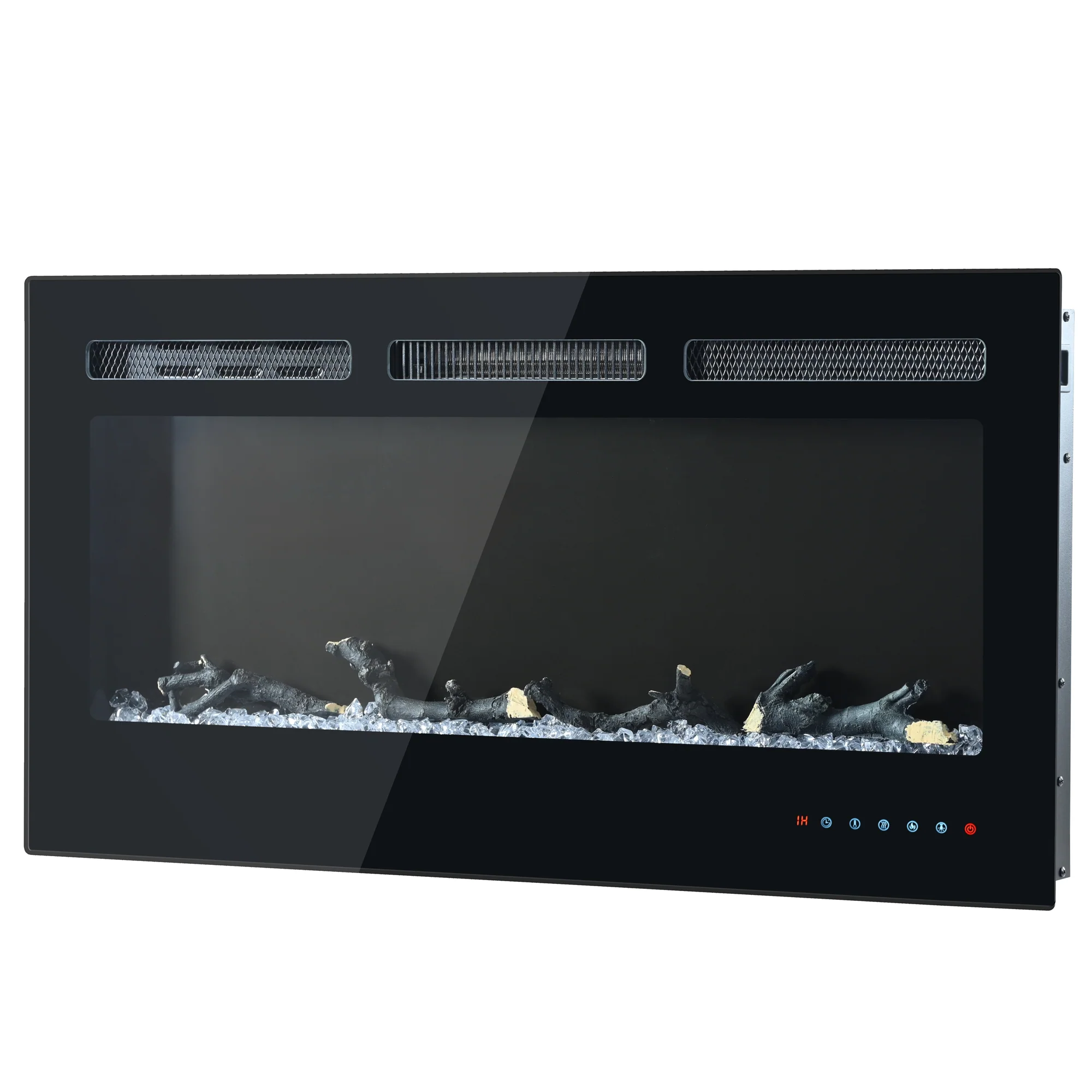 Electric Fireplace 42 Inch Wall/Built-in 12 Flame Colors Remote Control - Image 5