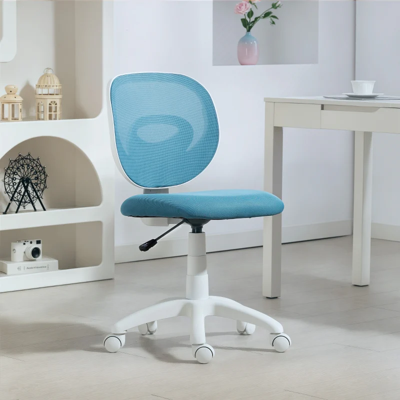 Ergonomic Office Chair C-Back Support Height Adjustable - Blue - Image 2