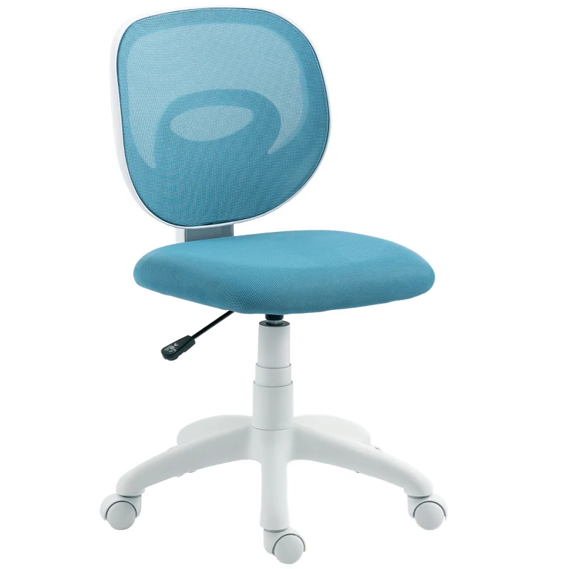 Ergonomic Office Chair C-Back Support Height Adjustable - Blue - Image 8