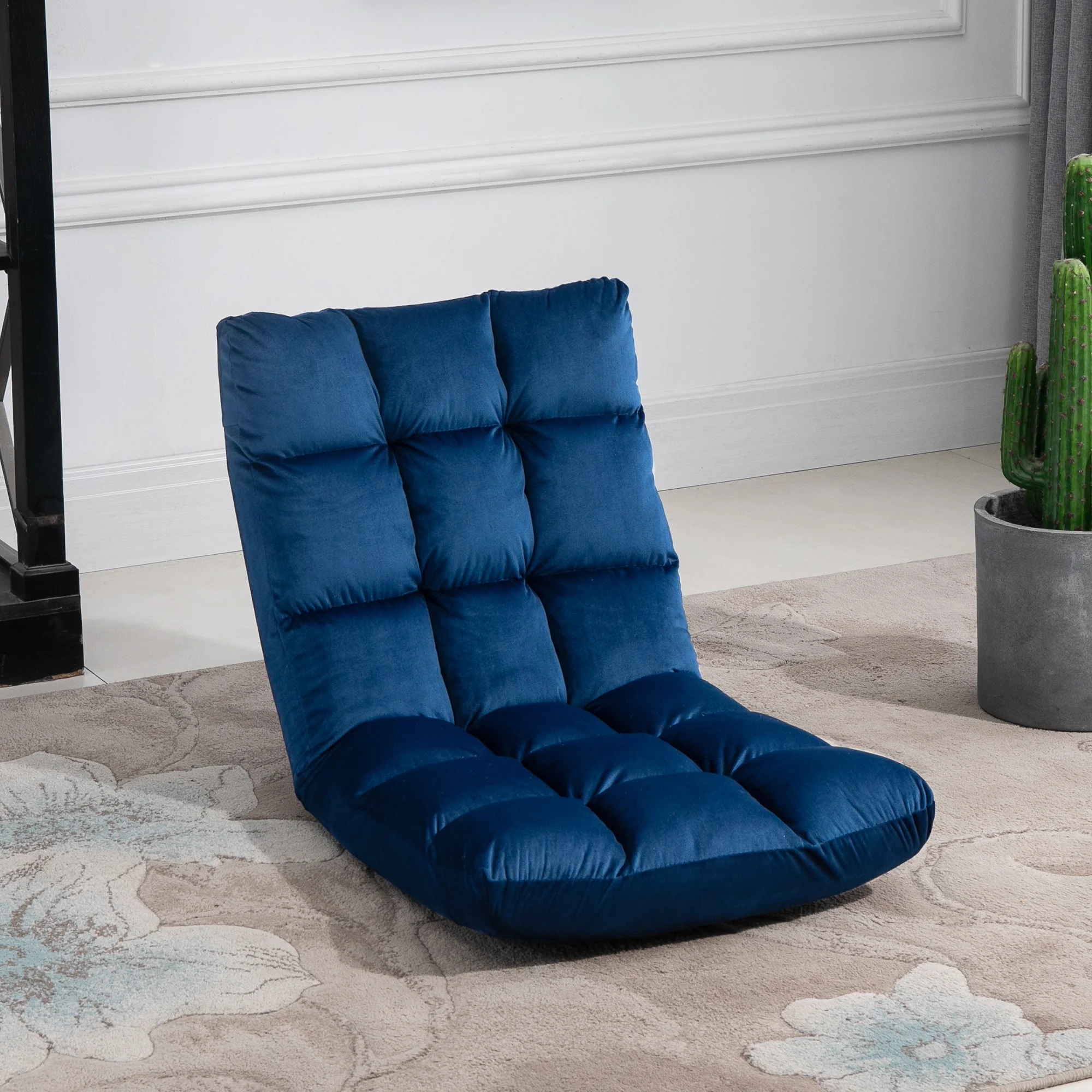 Floor Chair, 3-in-1 Foldable 13-Position, Metal Foam - Image 2