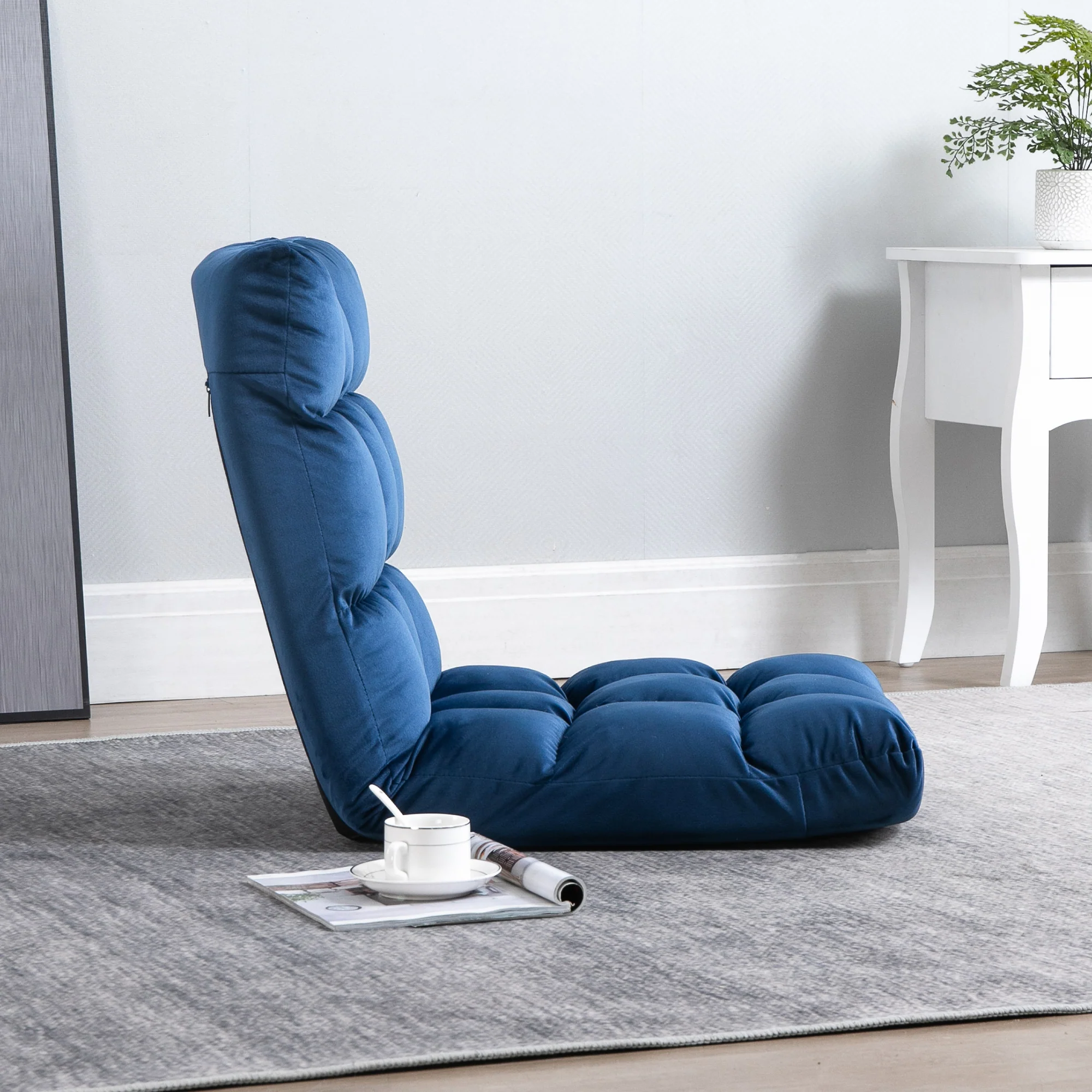 Floor Chair, 3-in-1 Foldable 13-Position, Metal Foam - Image 8