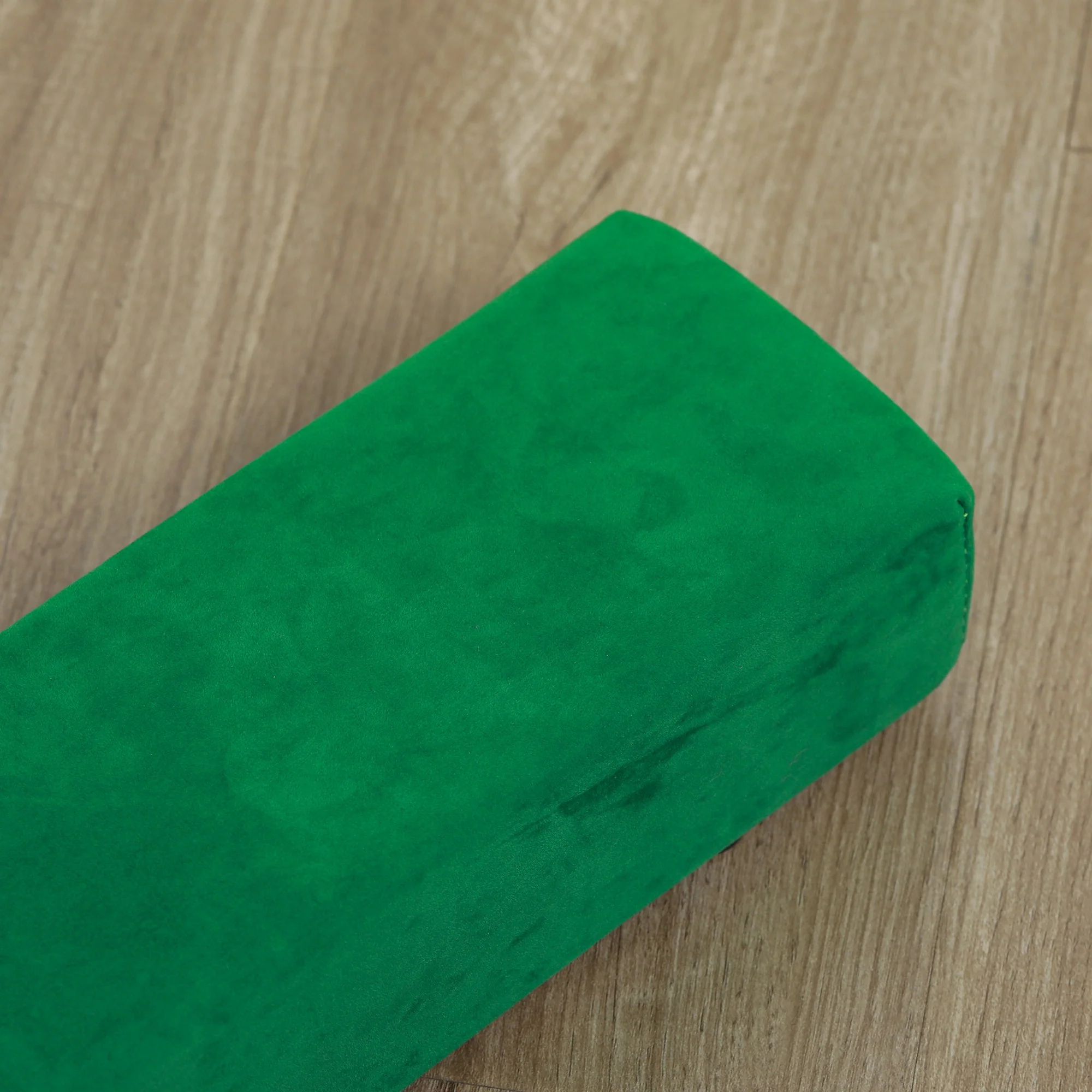 Foldable Balance Beam Non-Slip Suede Cover Sturdy Wood - Green - Image 7