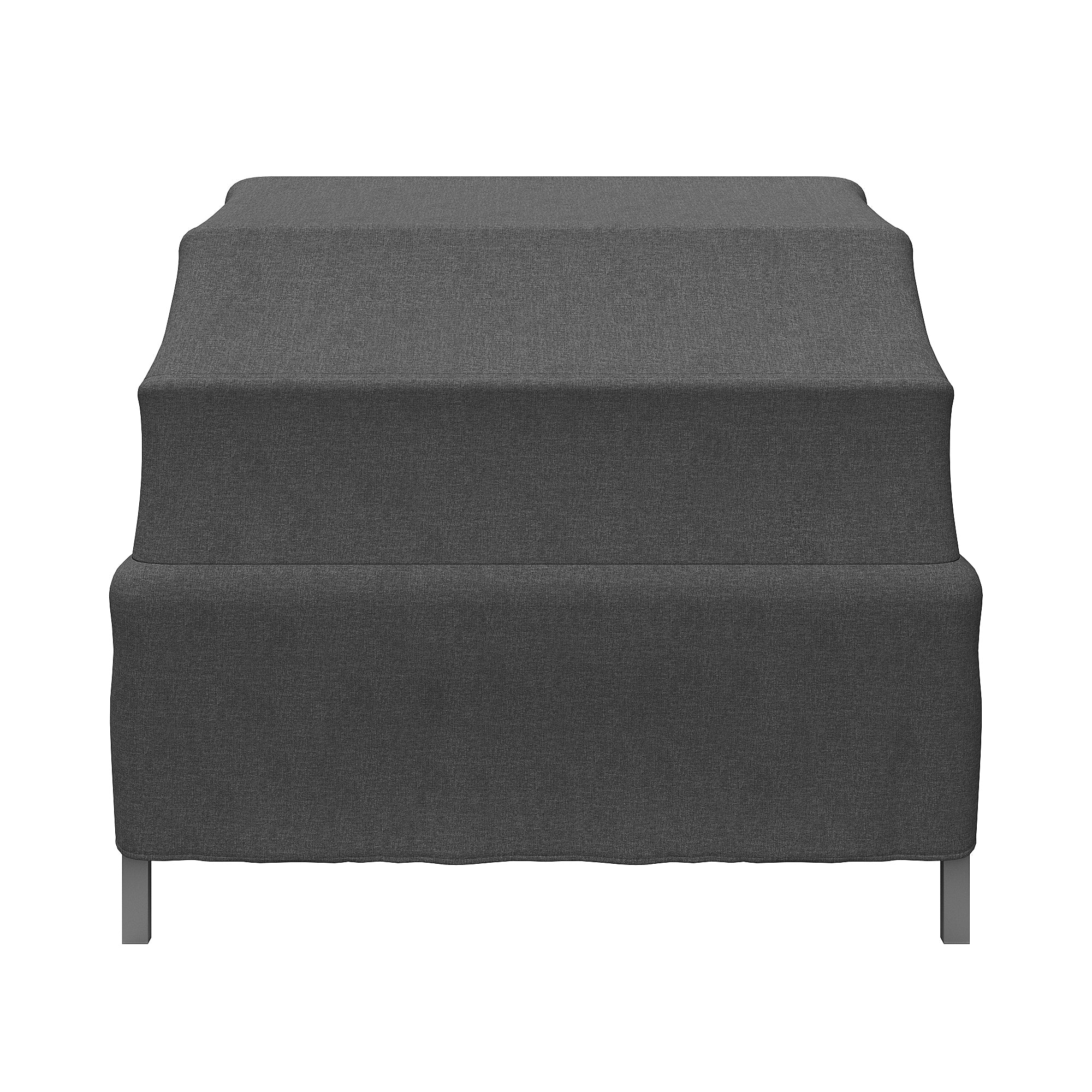 Garden Lounge Set Sun Lounger 2-4 Person with Foldable Sunshade - Image 5