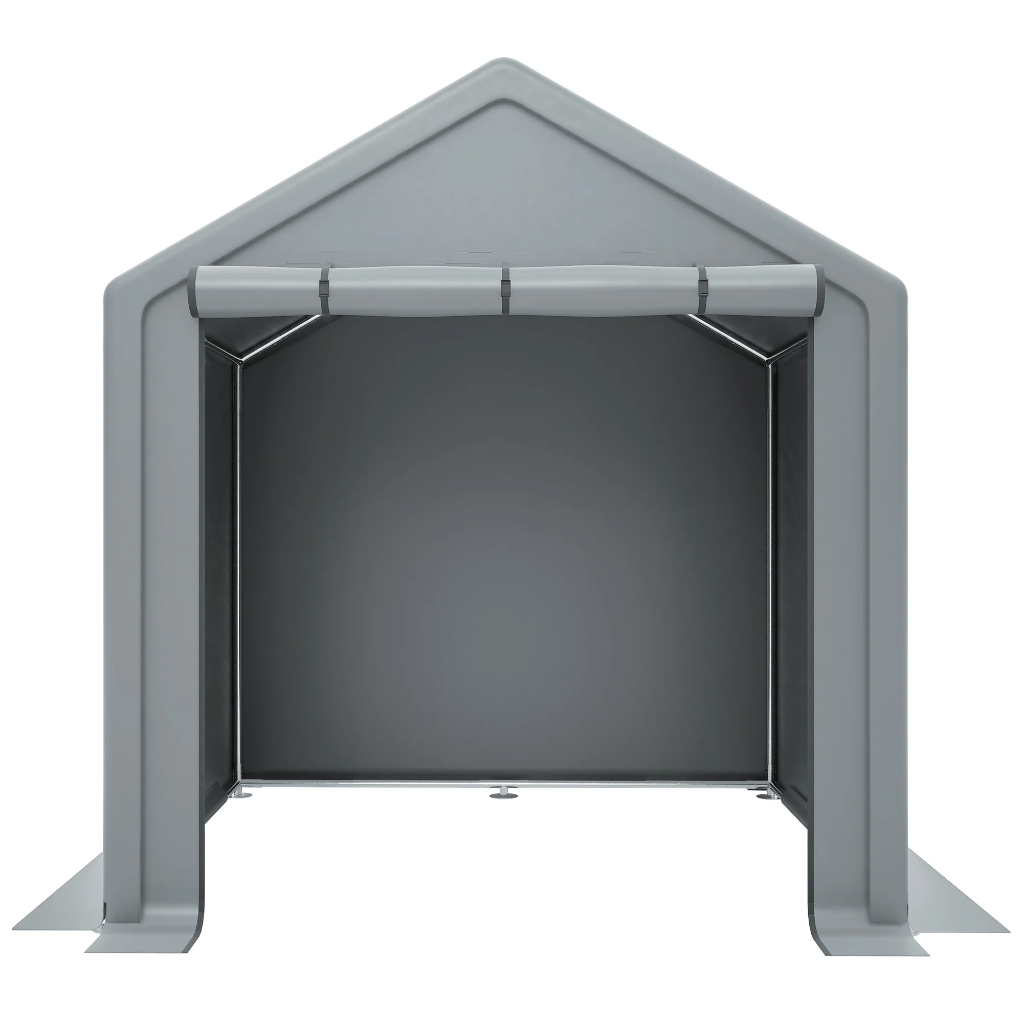 Garden Shed 190x170x200cm Storage Garage for Bicycles Tools - Dark Grey