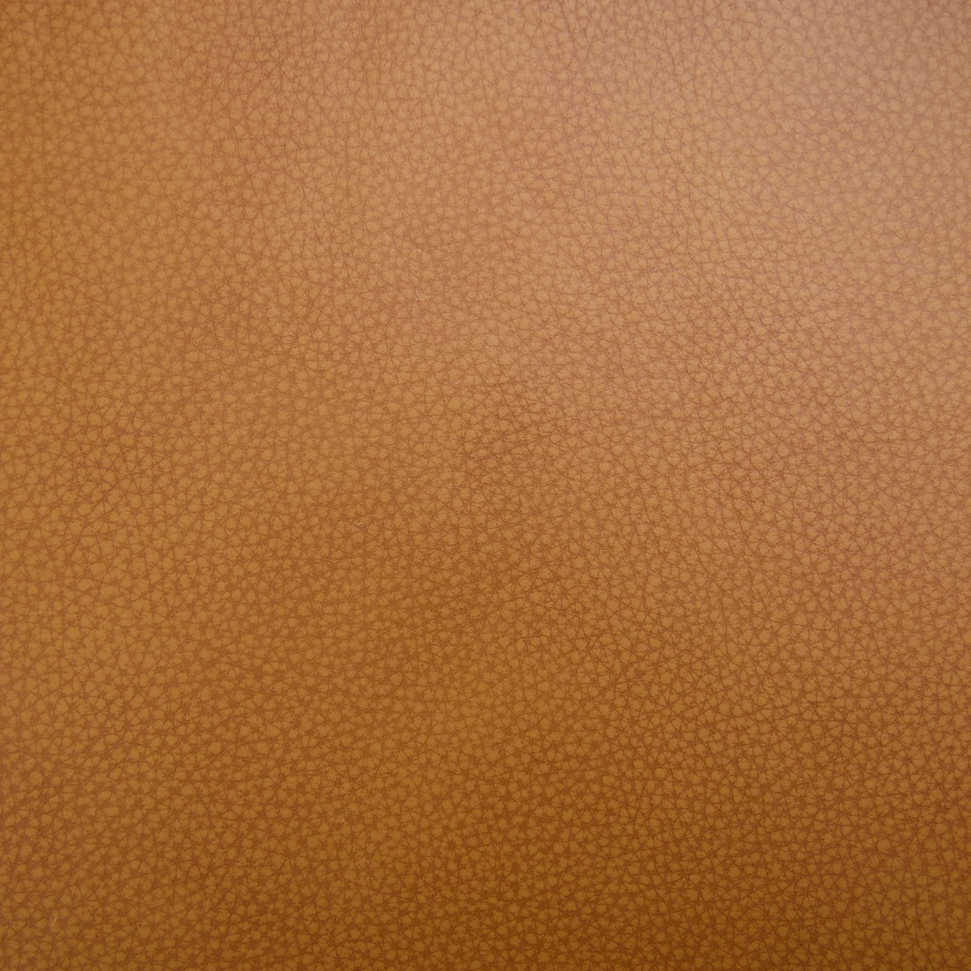 Genuine Leather Lounge Chair Solid Rubberwood Legs - Light Brown - Image 8