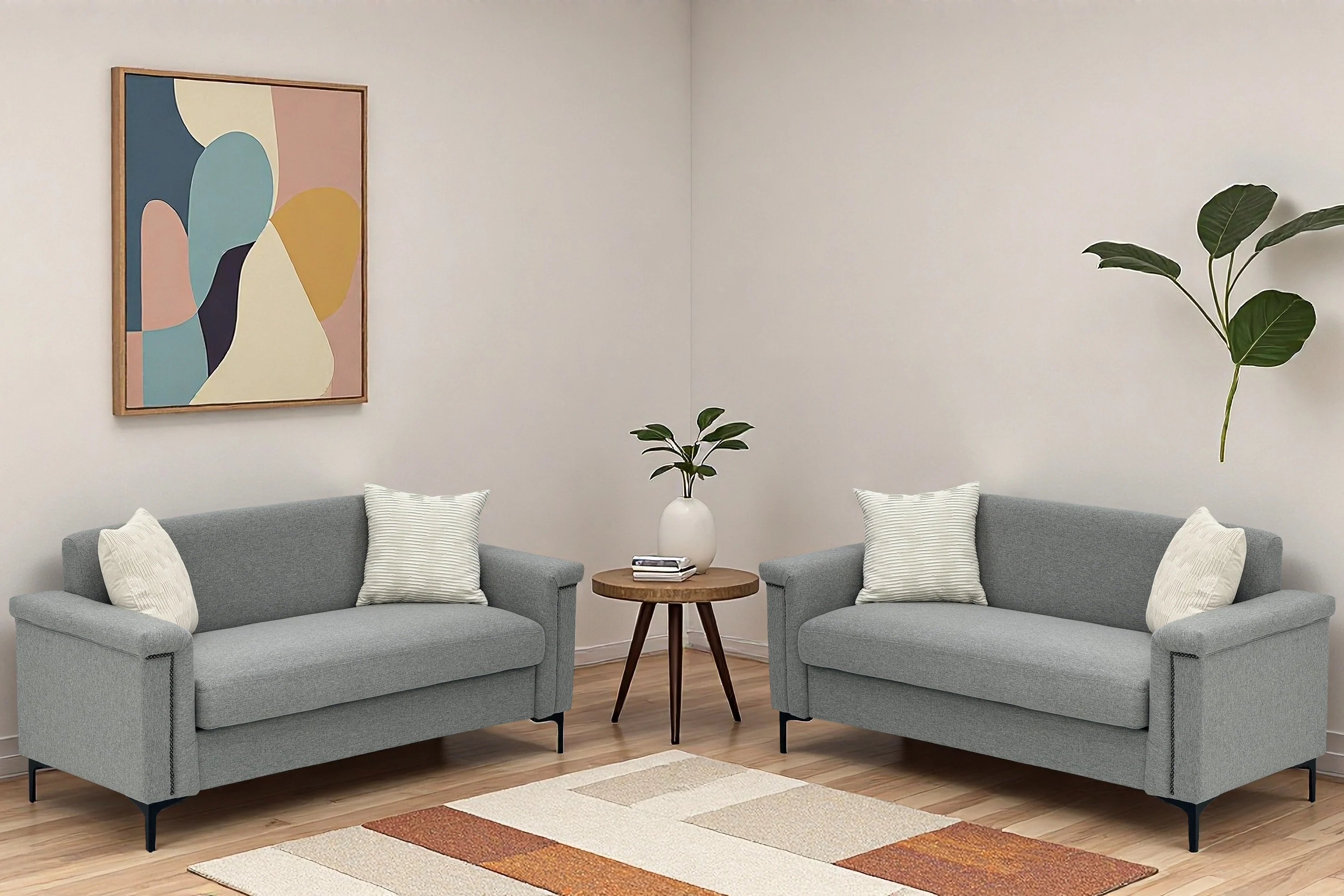 Modern Sofa Set 2-Seater 172cm 2-Piece - Image 7