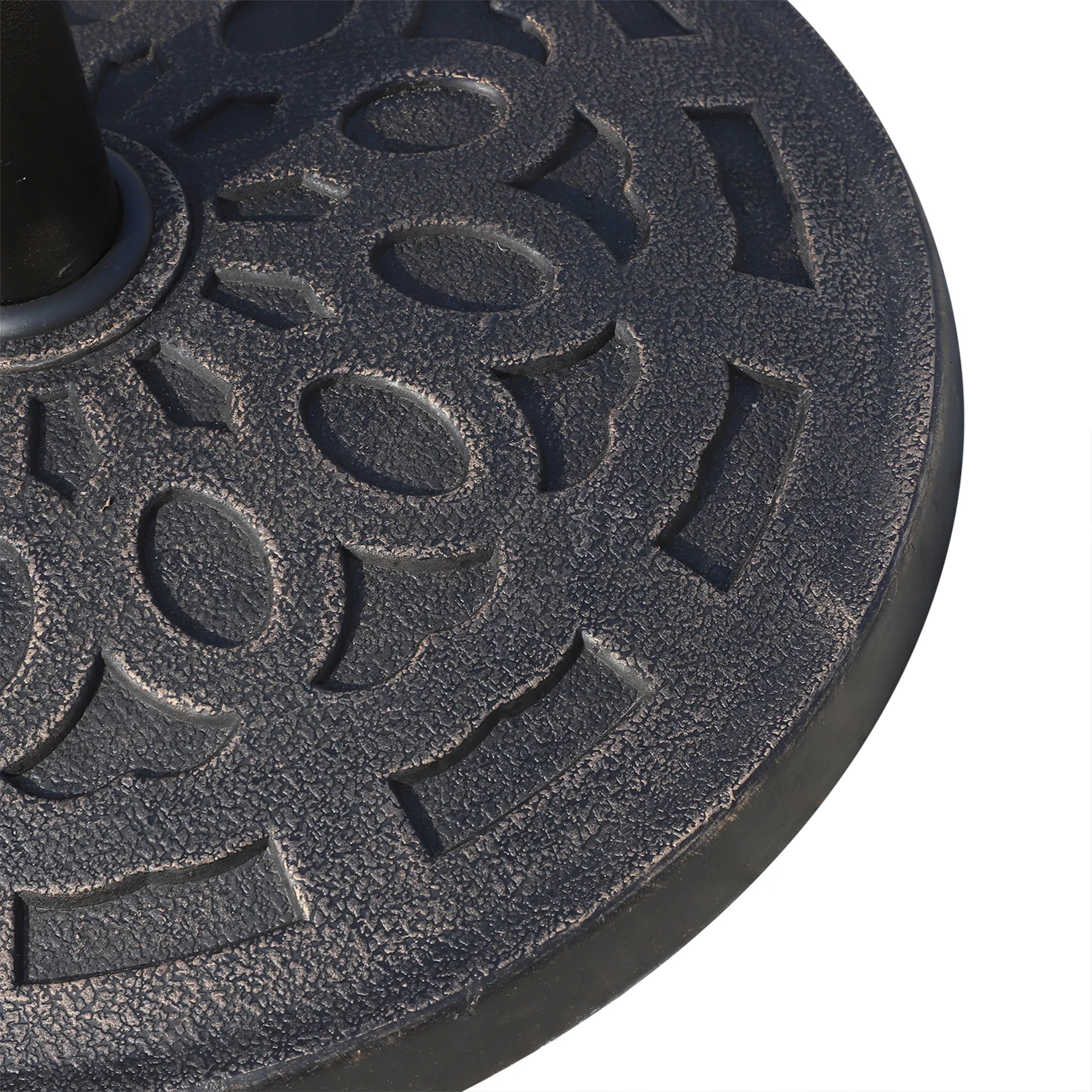Parasol Base Round 14kg Stable Weatherproof Resin Bronze - Image 7