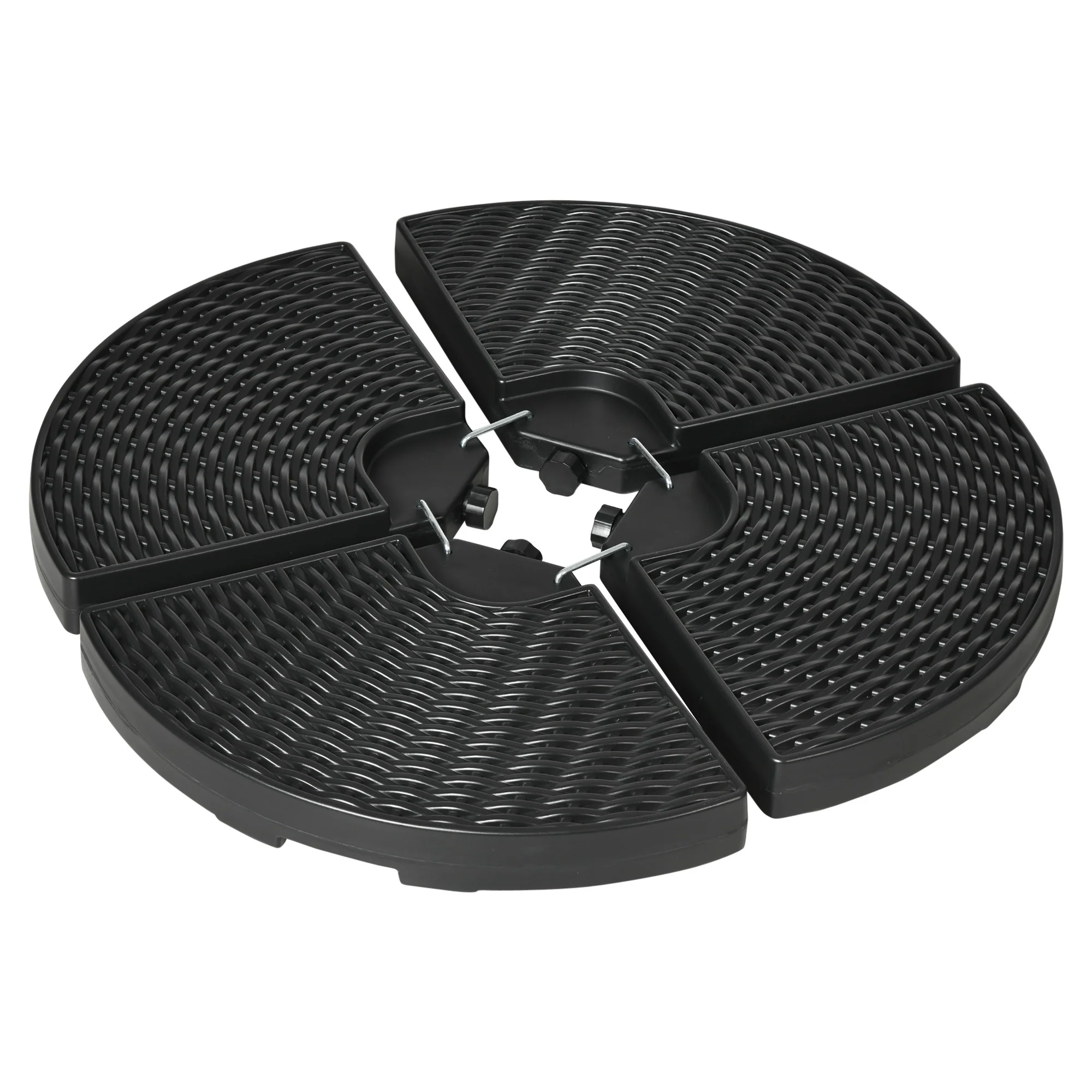 Parasol Weight Cantilever Base 52kg Water/68kg Sand Weatherproof HDPE - Image 2