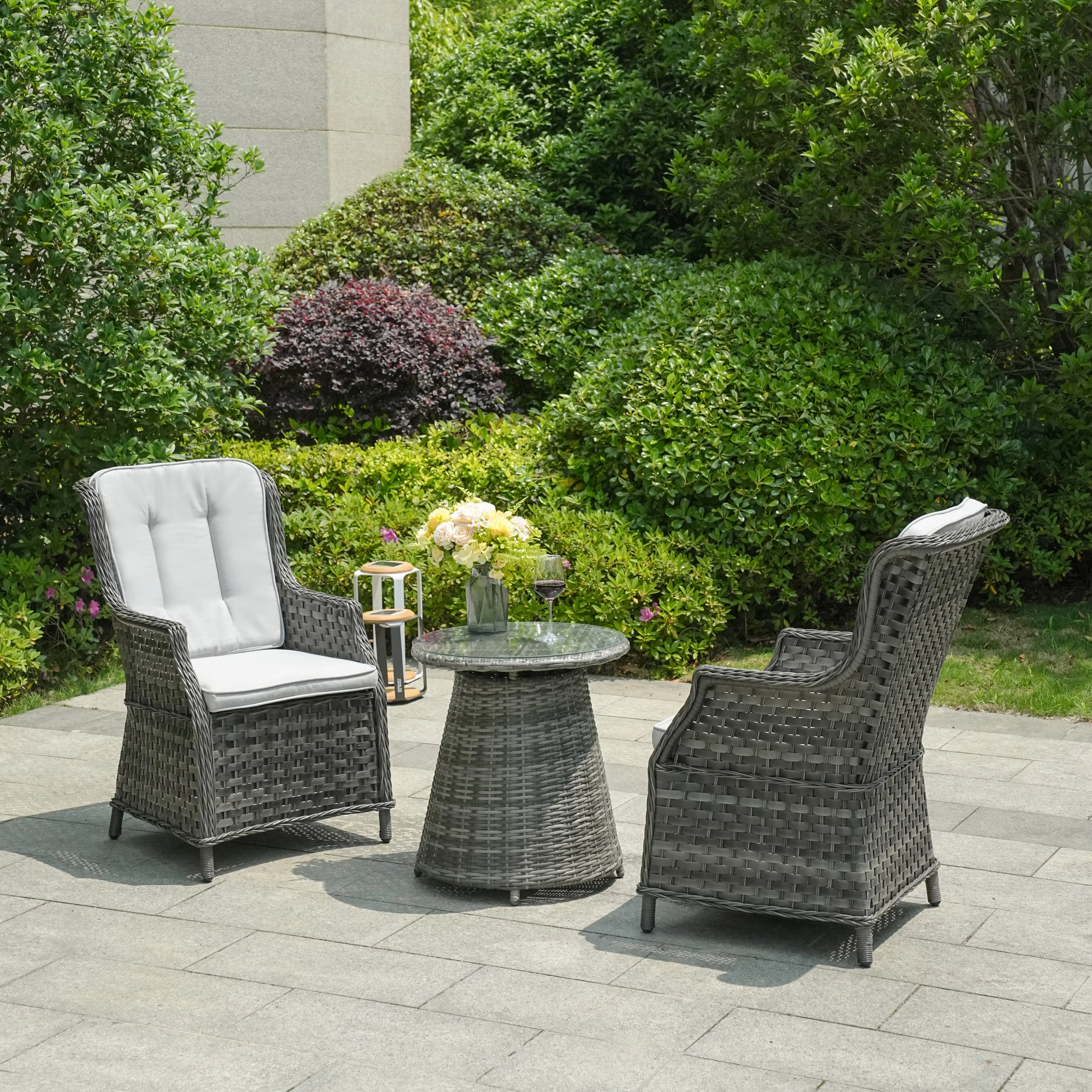Ravenna - Bistro Set (Grey) - Image 7
