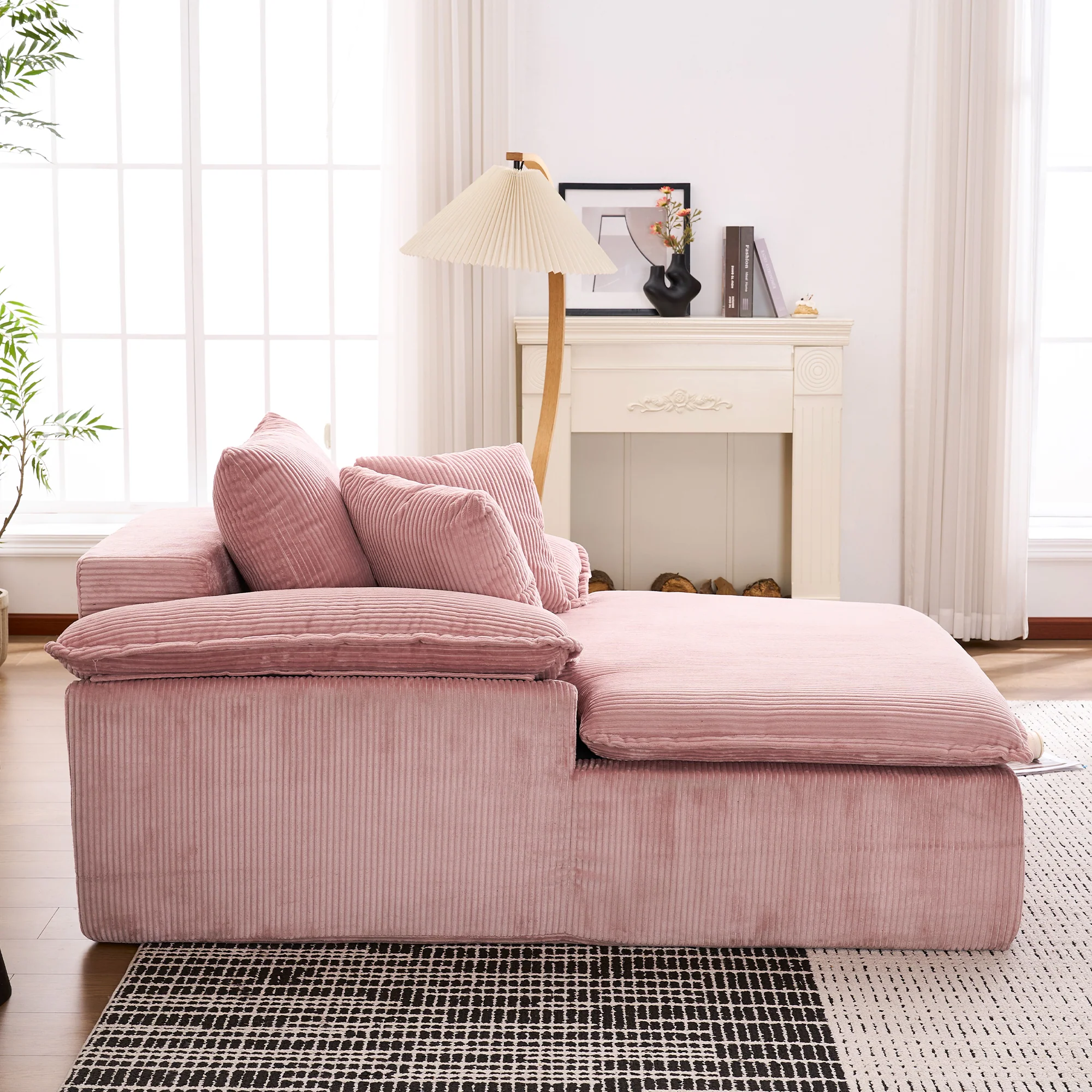 Reclining Sofa 46cm High Frameless Design Wide Armrests - No Assembly - Image 9
