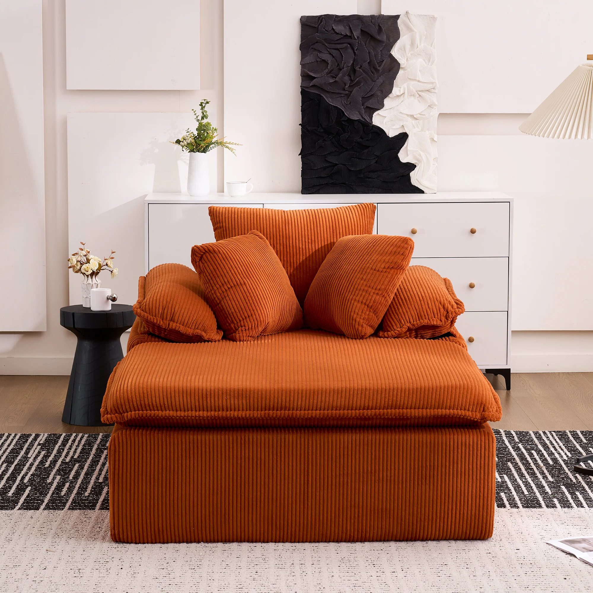 Reclining Sofa Frameless 46cm High Wide Armrests - Image 10