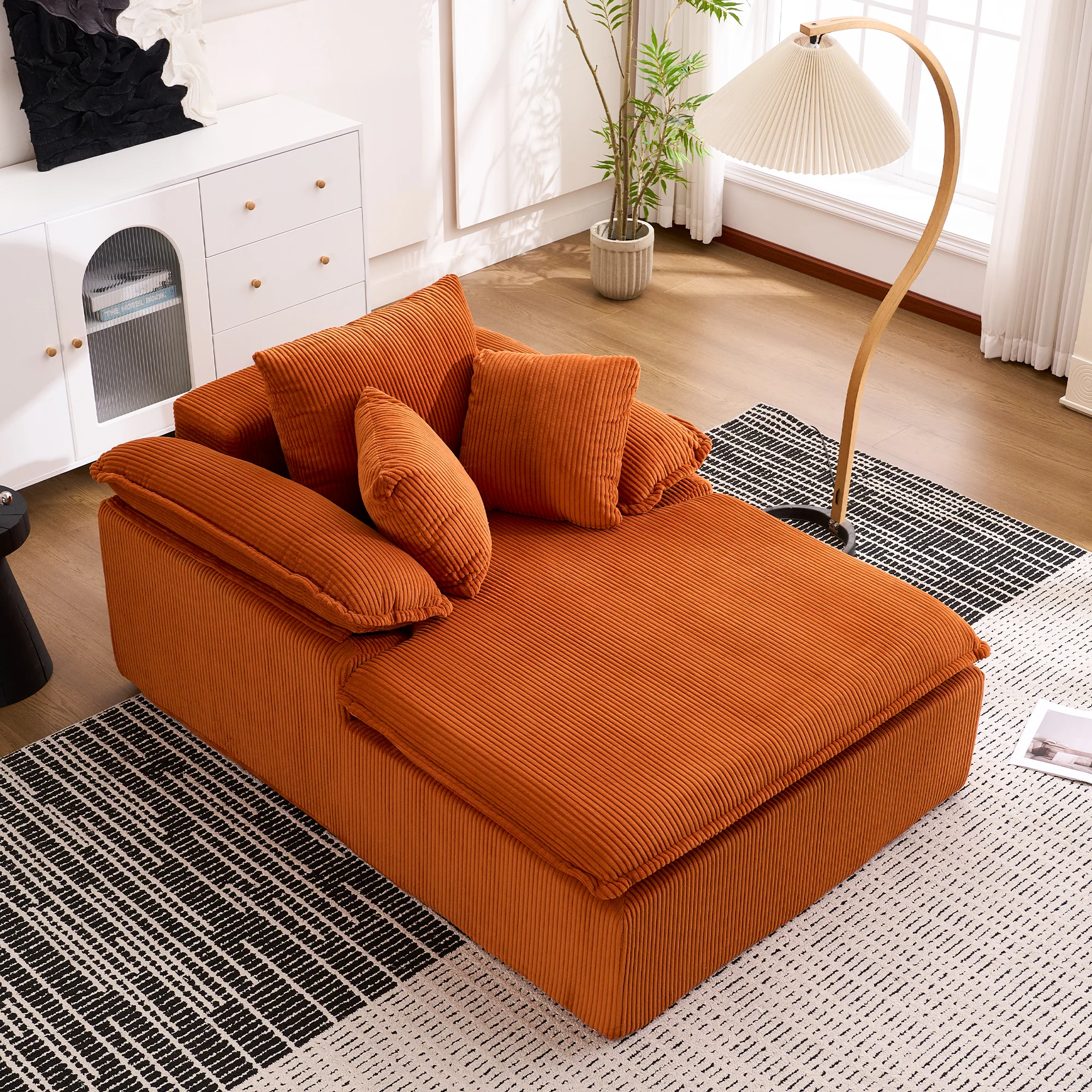 Reclining Sofa Frameless 46cm High Wide Armrests - Image 8