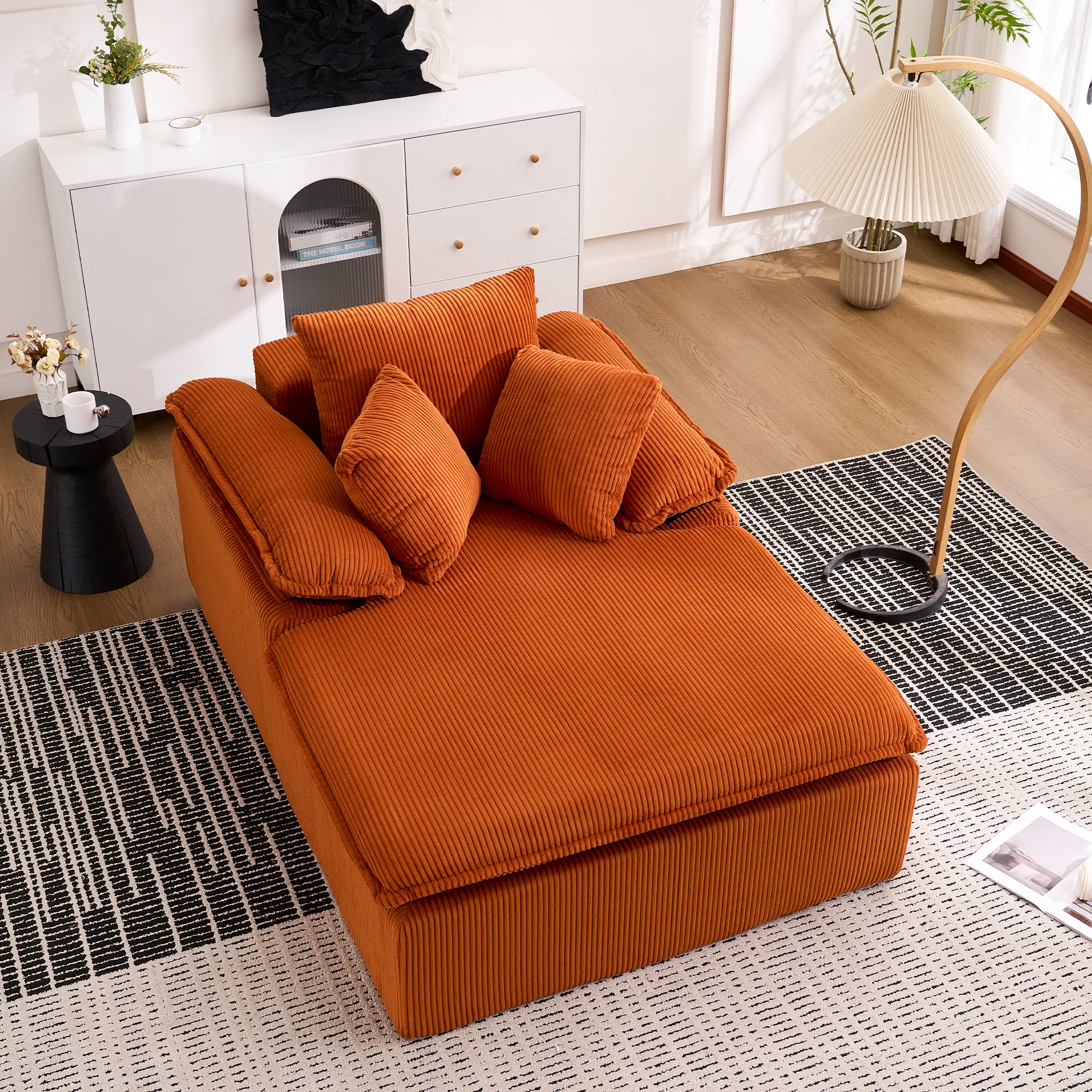 Reclining Sofa Frameless 46cm High Wide Armrests - Image 9