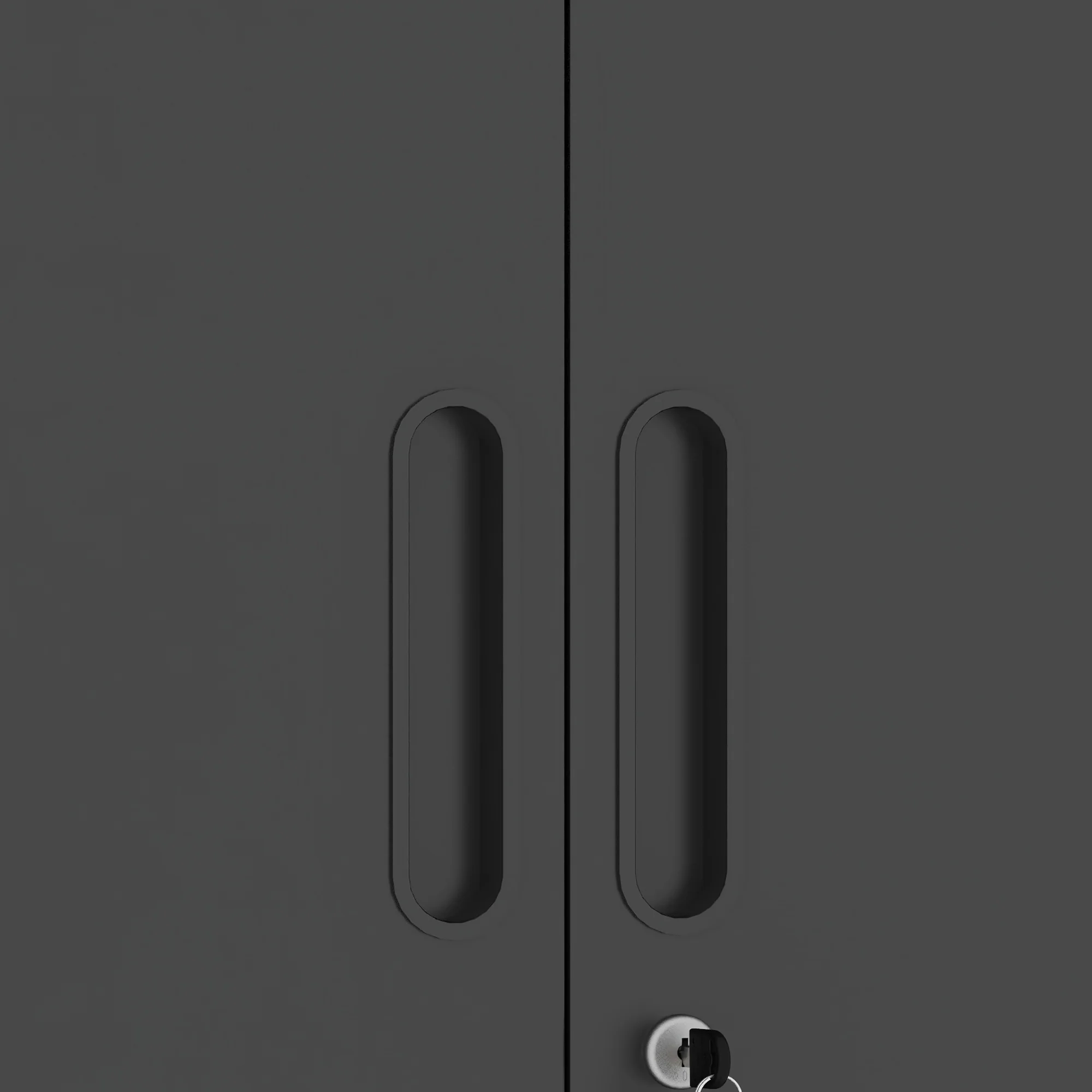 Rolling Metal Tool Cabinet Heavy-Duty Storage H101.5xW76xD51cm - Black/Grey - Image 9
