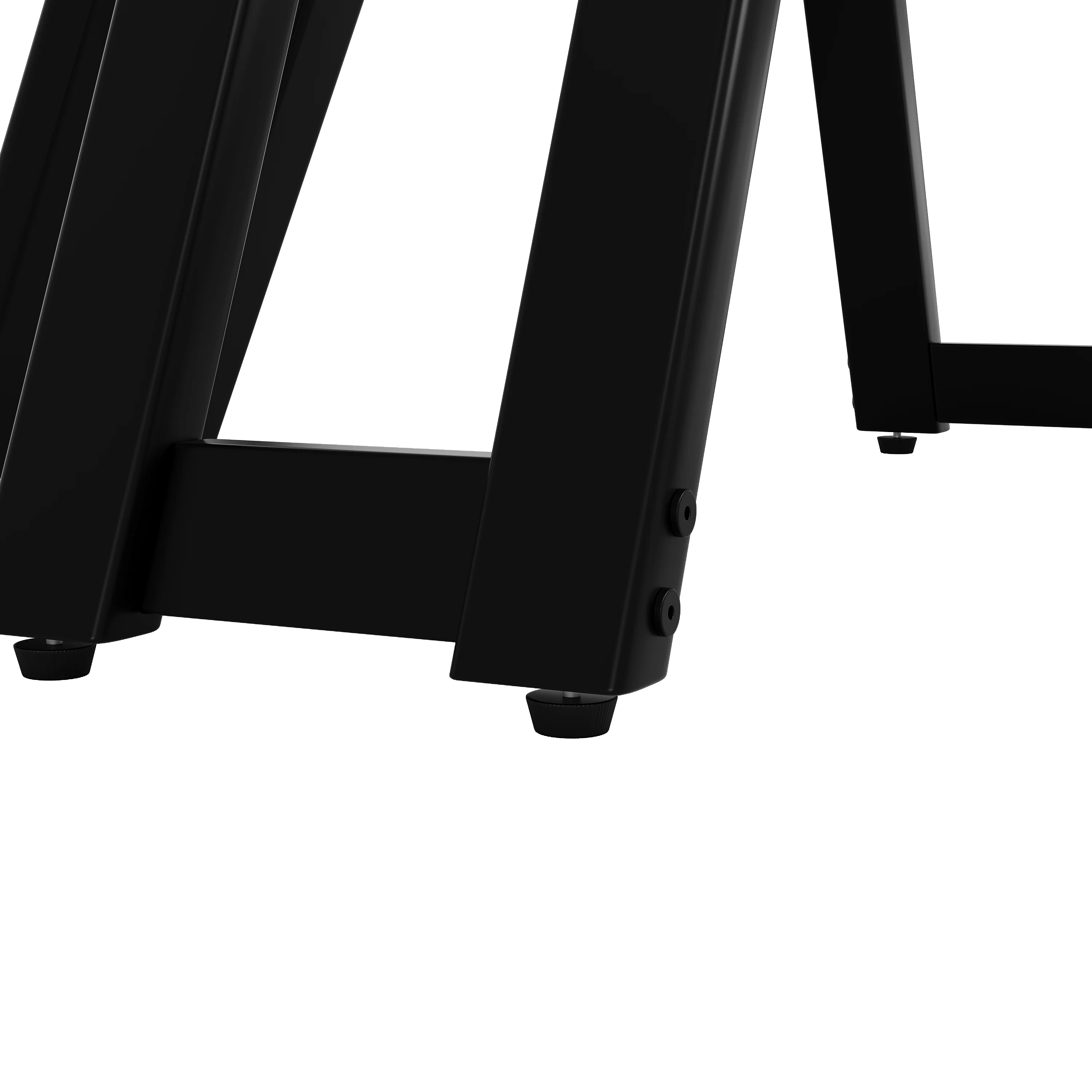 Round Dining Table 100cm 4-6 Seater - Black Legs Marbled MDF - Image 10