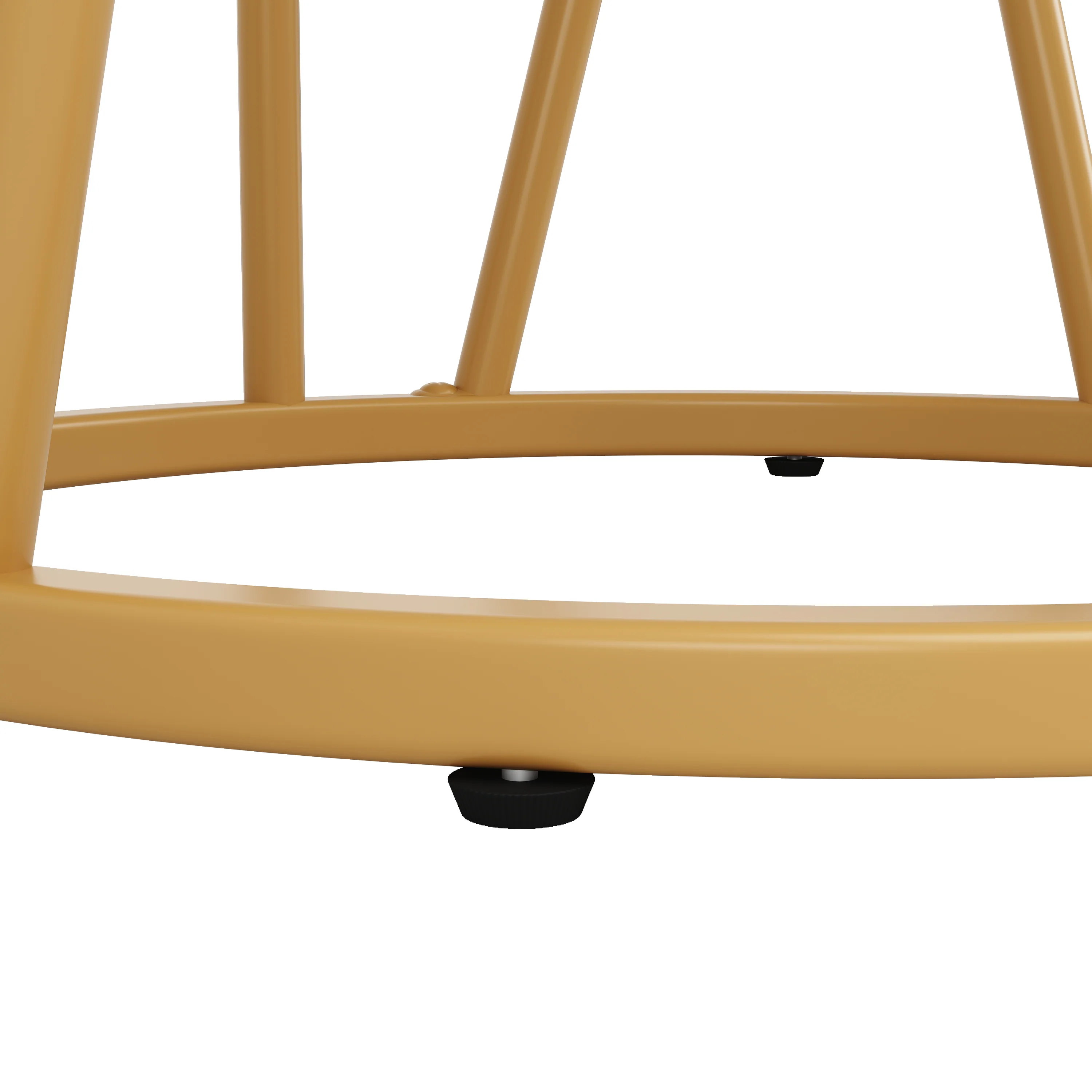 Round Dining Table 80cm 4-6 Seater Marbled MDF Gold Legs - Image 5