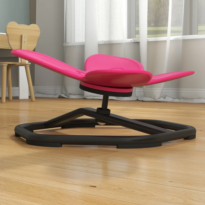 Sensory Swivel Chair for Children Butterfly Shape Balance Coordination Pink - Image 7