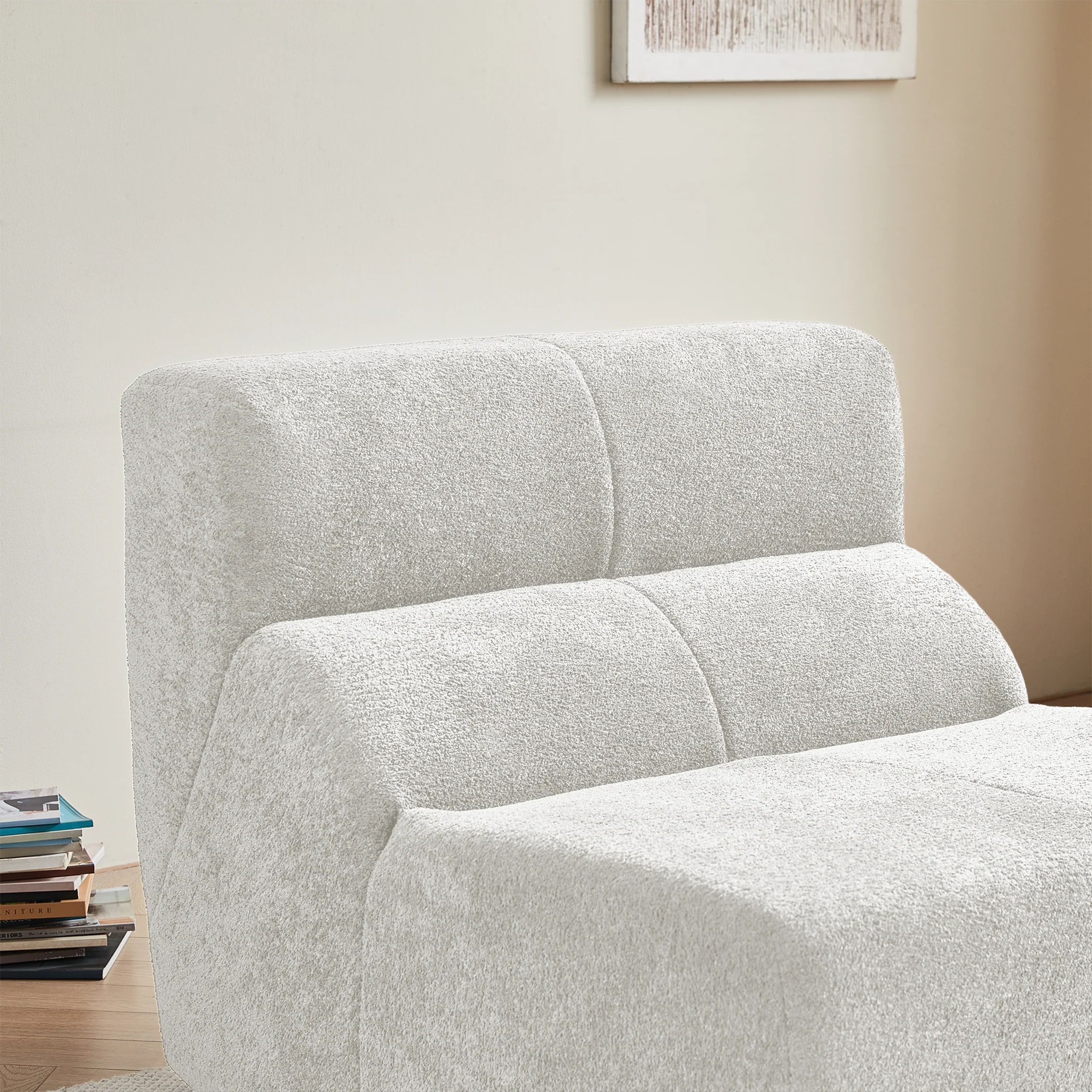 Single Sofa Chair Cloud-Soft Raindrop - Velvet - Image 28