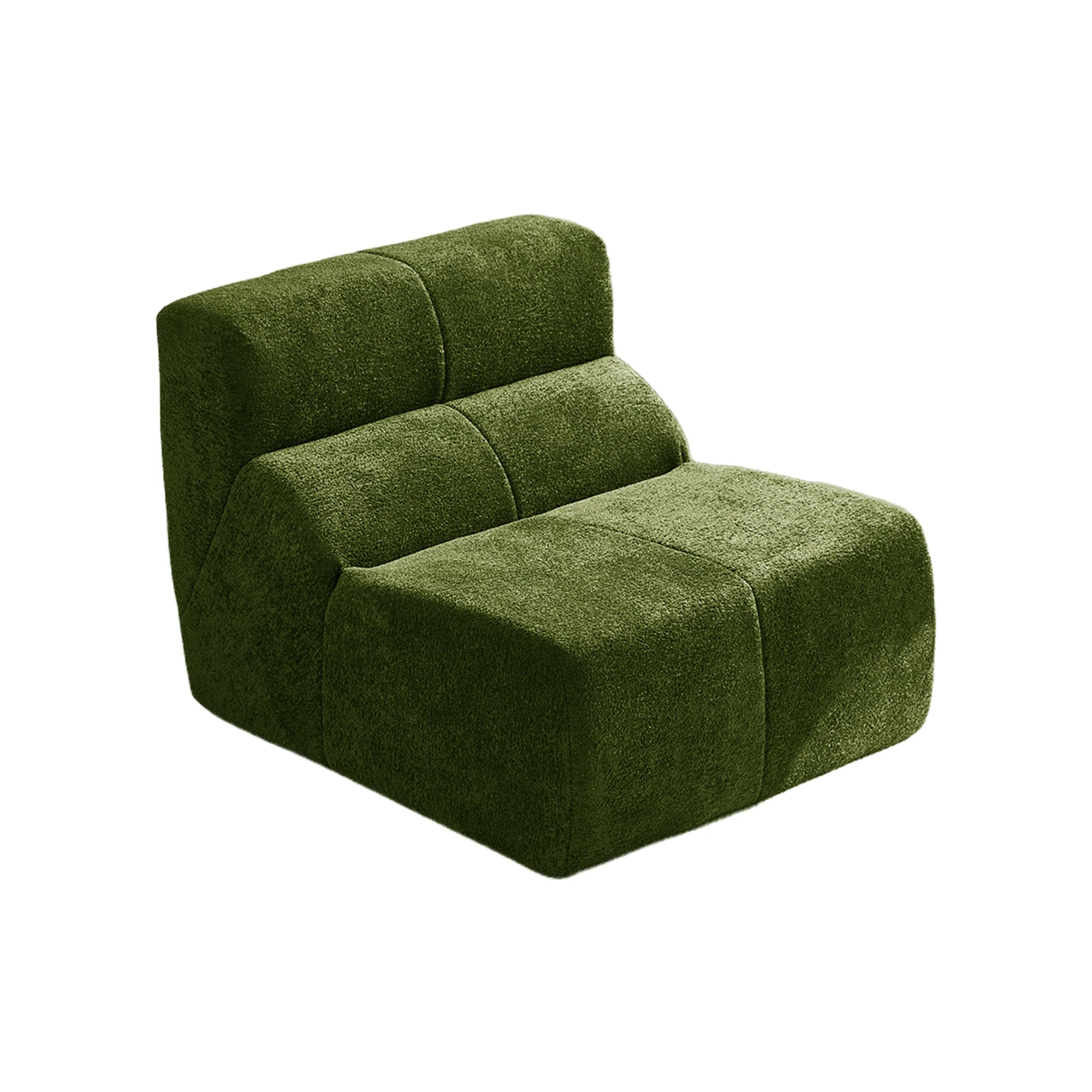 Single Sofa Chair Cloud-Soft Raindrop - Velvet - Image 8