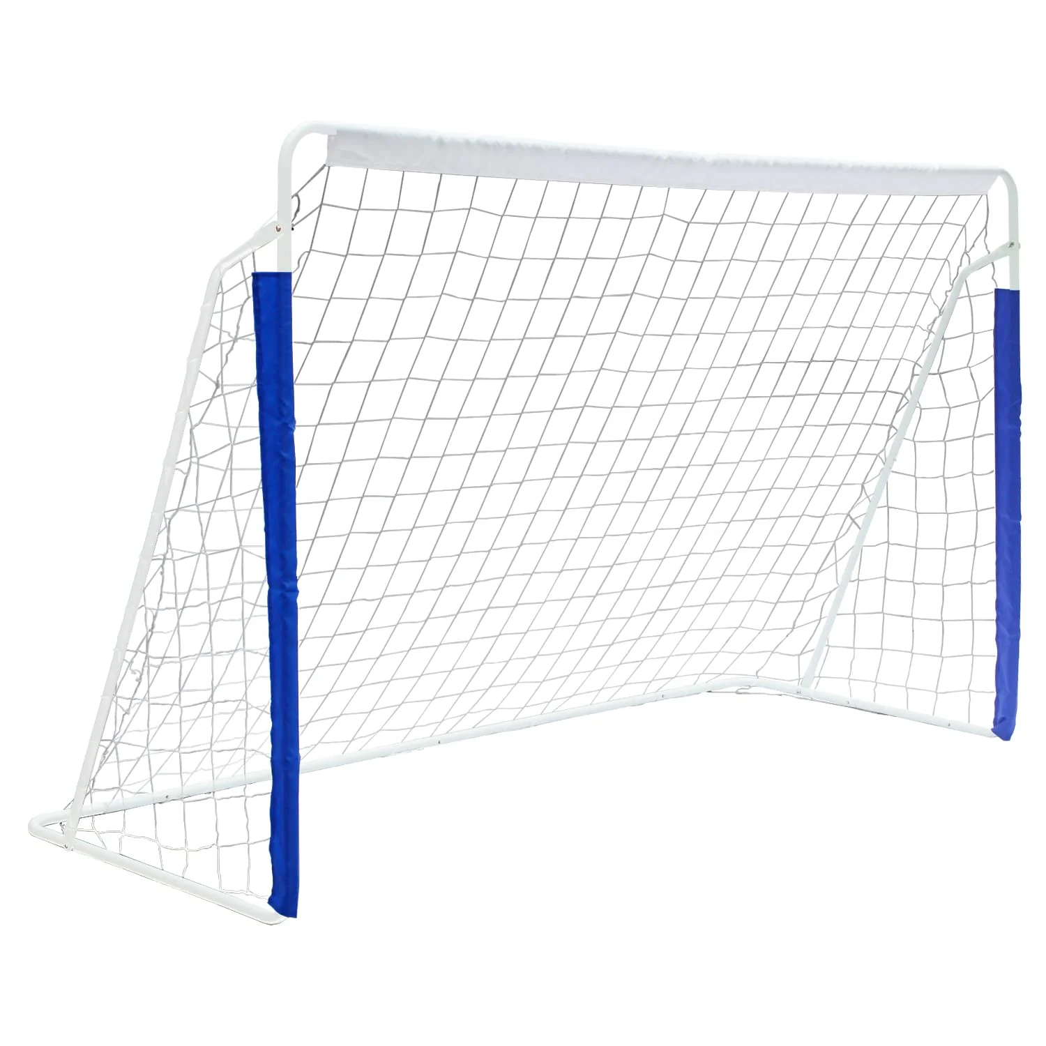 Soccer Goal 8x5FT Portable Collapsible Quick Setup - Metal Base - Image 2