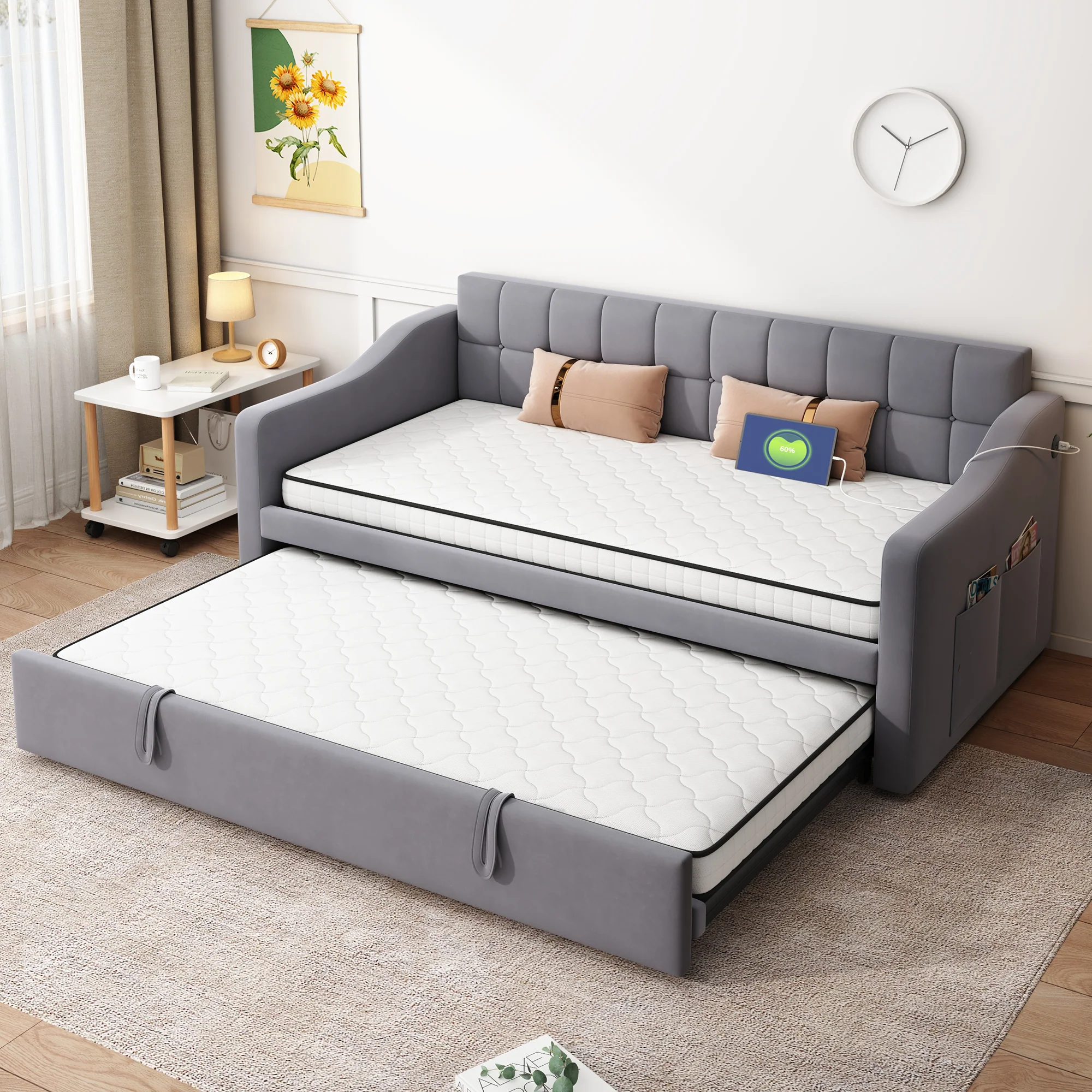 Spring Mattress 90x190cm H3 10cm - Lumbar Support - Rolled - Image 3